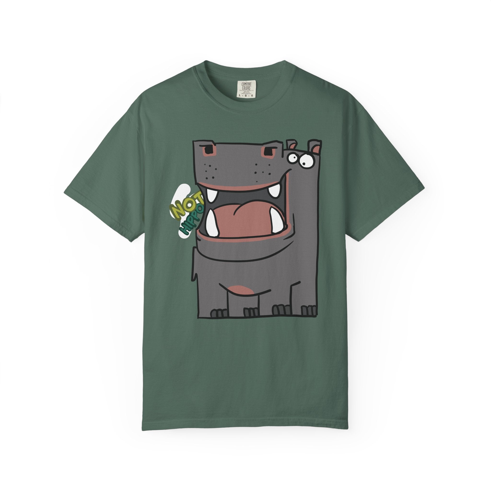 Hippo T‑Shirt — Cute Cartoon "Not Hippo" Unisex T-shirt