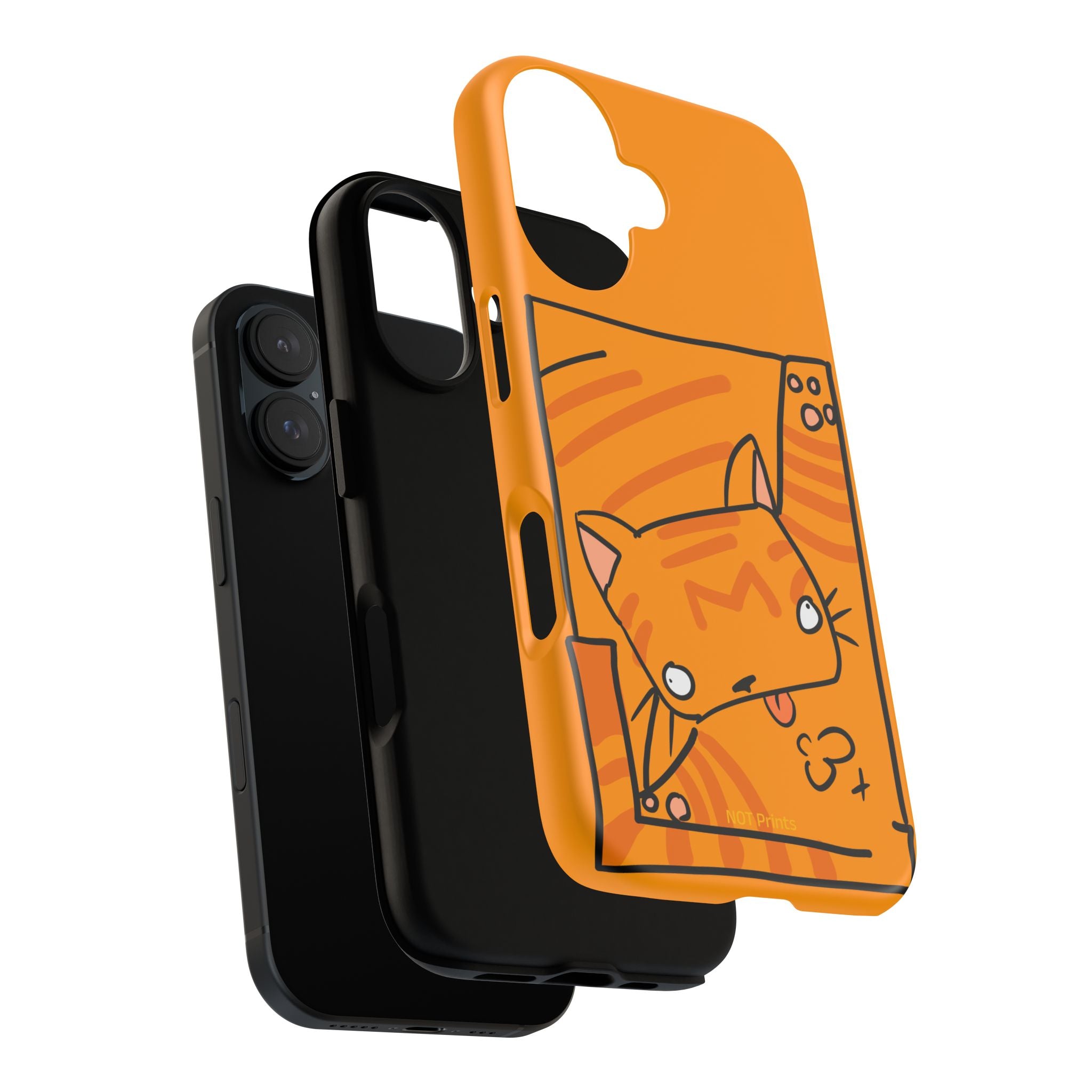 Cute Orange Cat Phone Case - Tough Cases Protective iPhone Cover