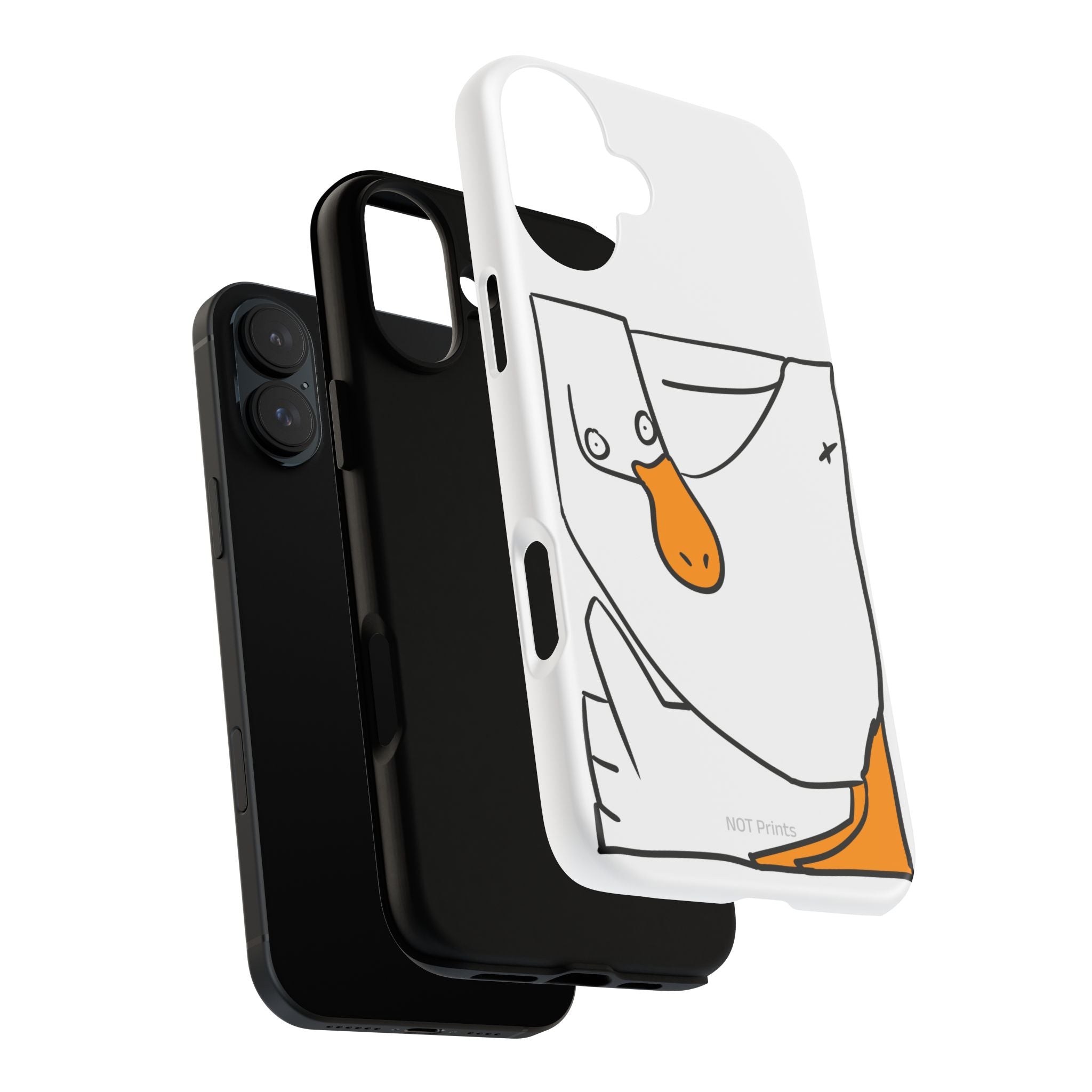 Duck Phone Case – Cute Cartoon Duck Tough Phone Cover