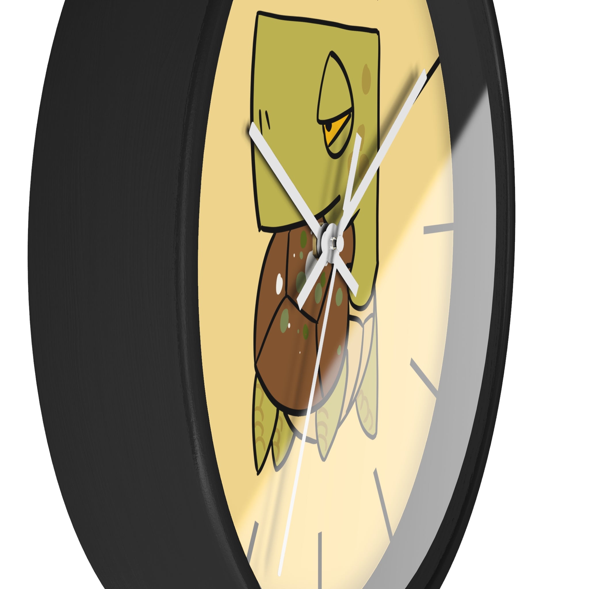 Turtle Wall Clock — Cute Cartoon Sea Turtle Clock for Kids’ Room & Beach Decor