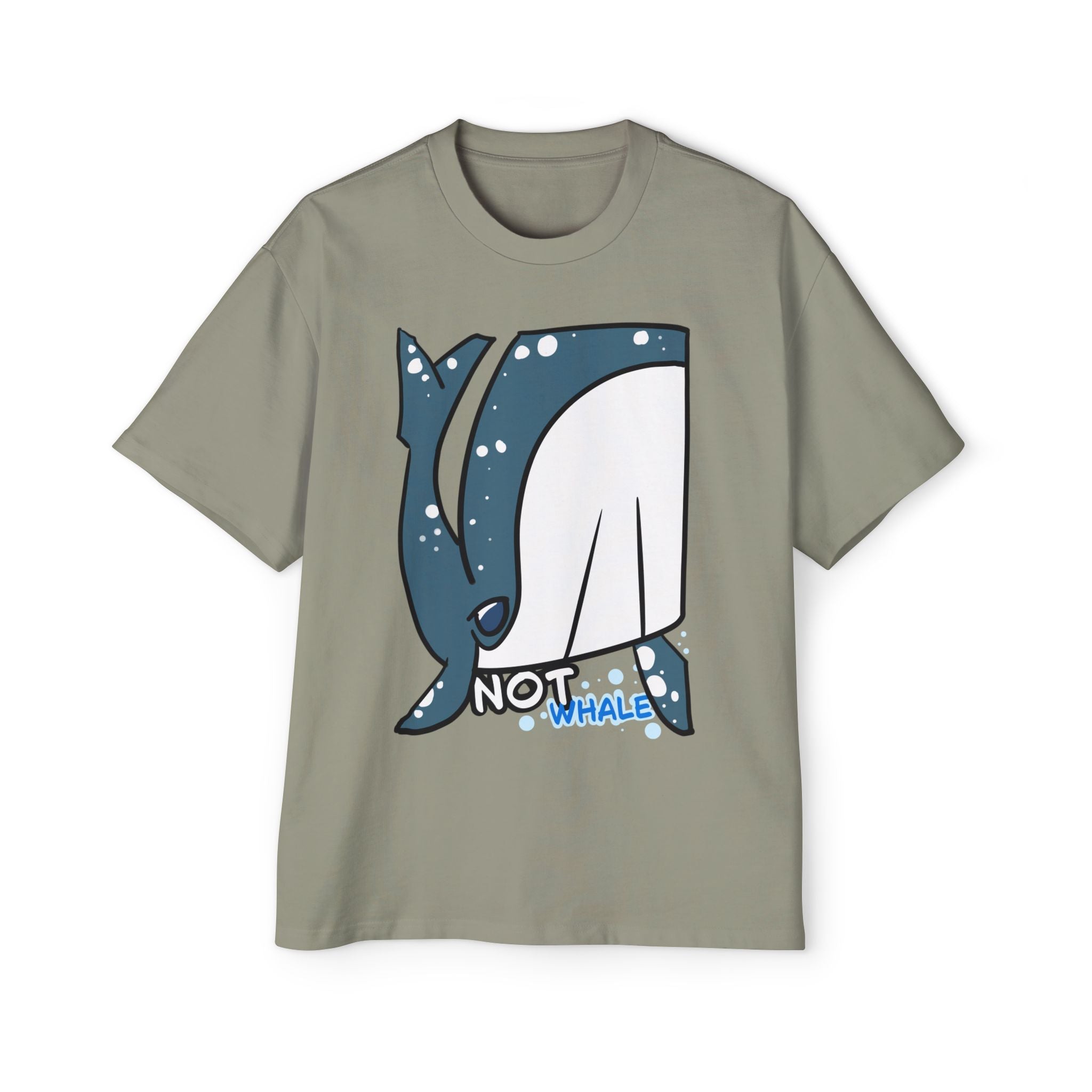 Whale Graphic Tee — Cute "Not Whale" Illustration T-Shirt for Ocean Lovers