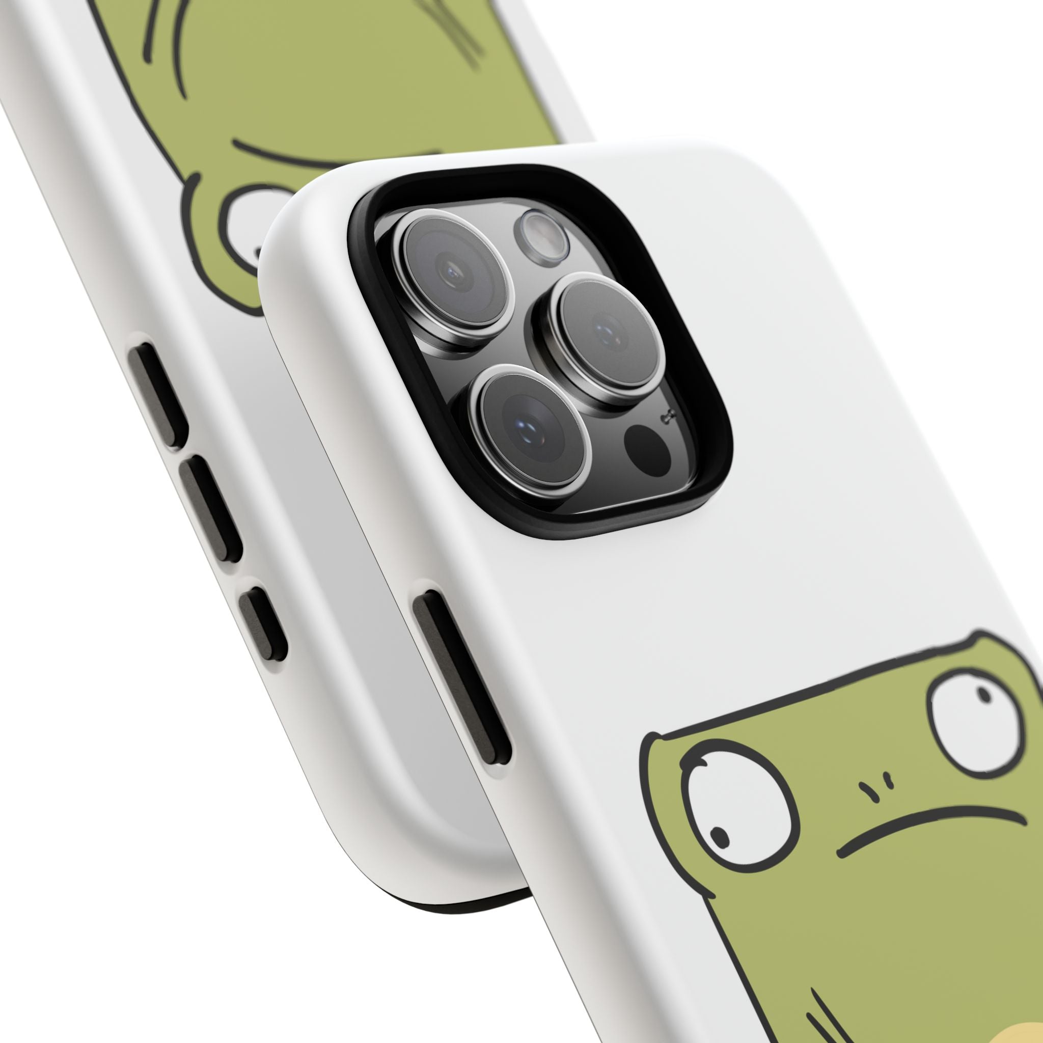 Funny Frog Tough Phone Case — Cute Stubborn Frog Protective iPhone Case