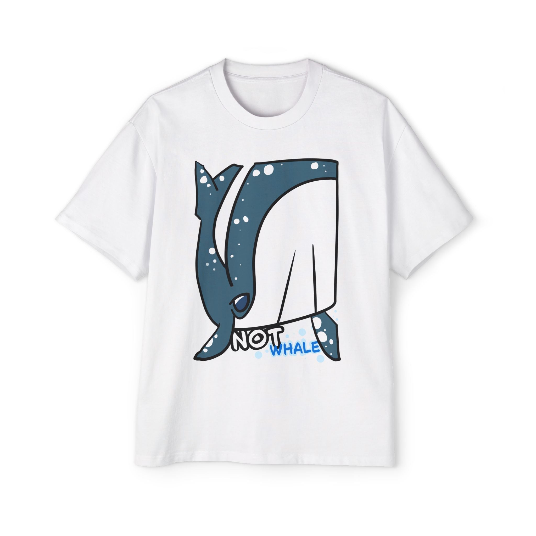 Whale Graphic Tee — Cute "Not Whale" Illustration T-Shirt for Ocean Lovers