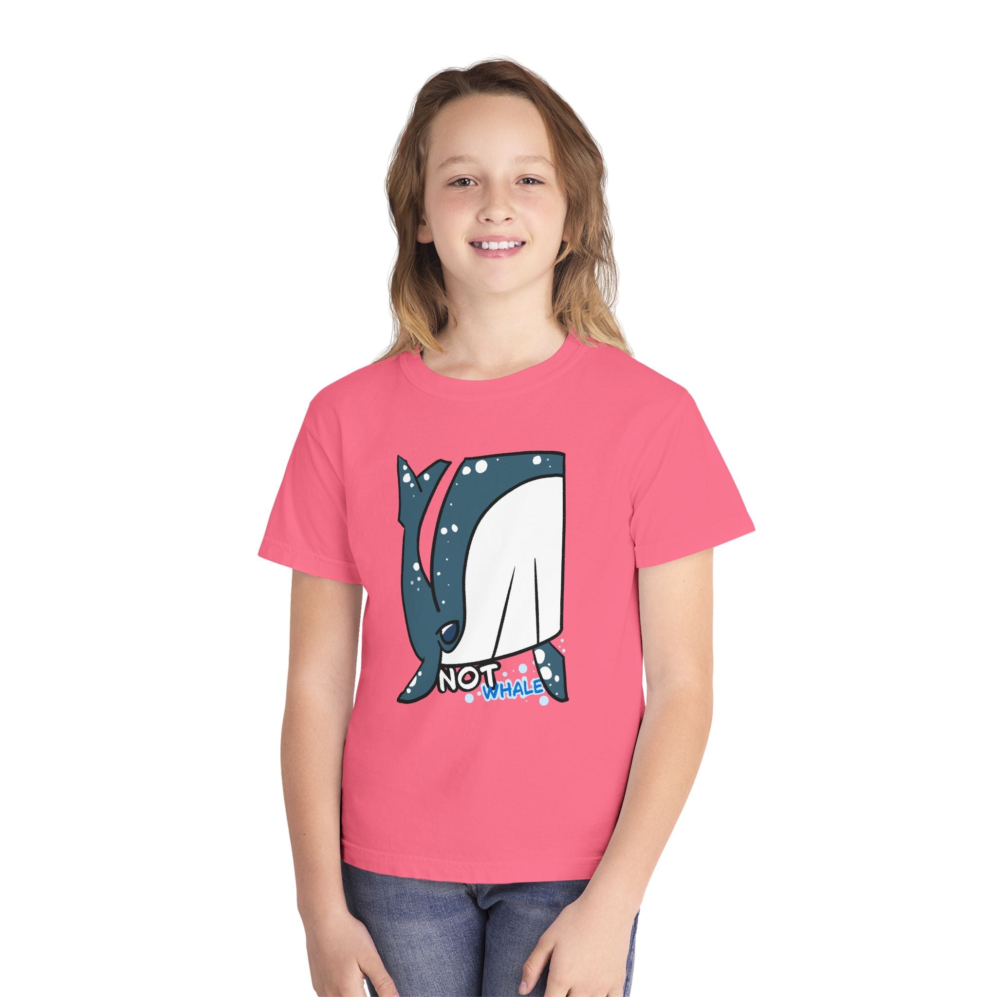 Whale Youth Tee — Cute "Not Whale" Narwhal Graphic Kids Shirt