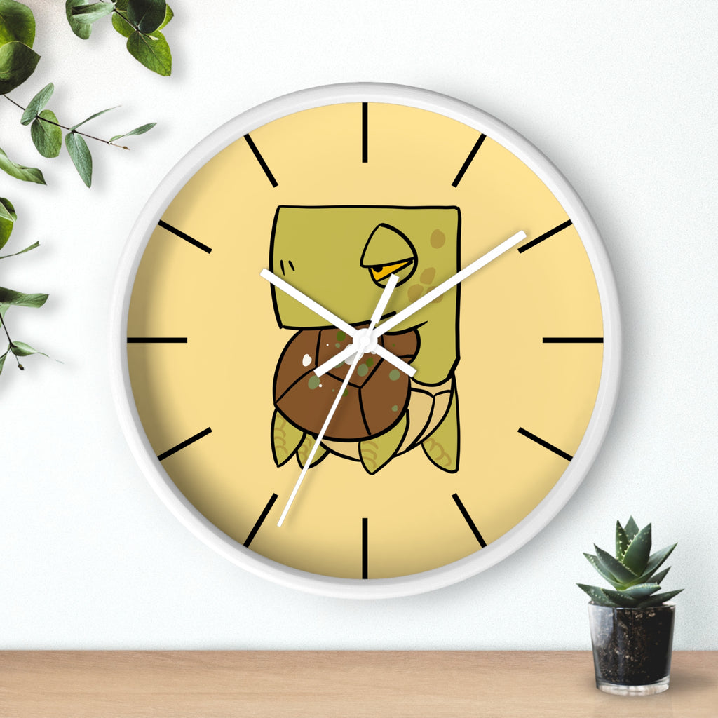 Turtle Wall Clock — Cute Cartoon Sea Turtle Clock for Kids’ Room & Beach Decor