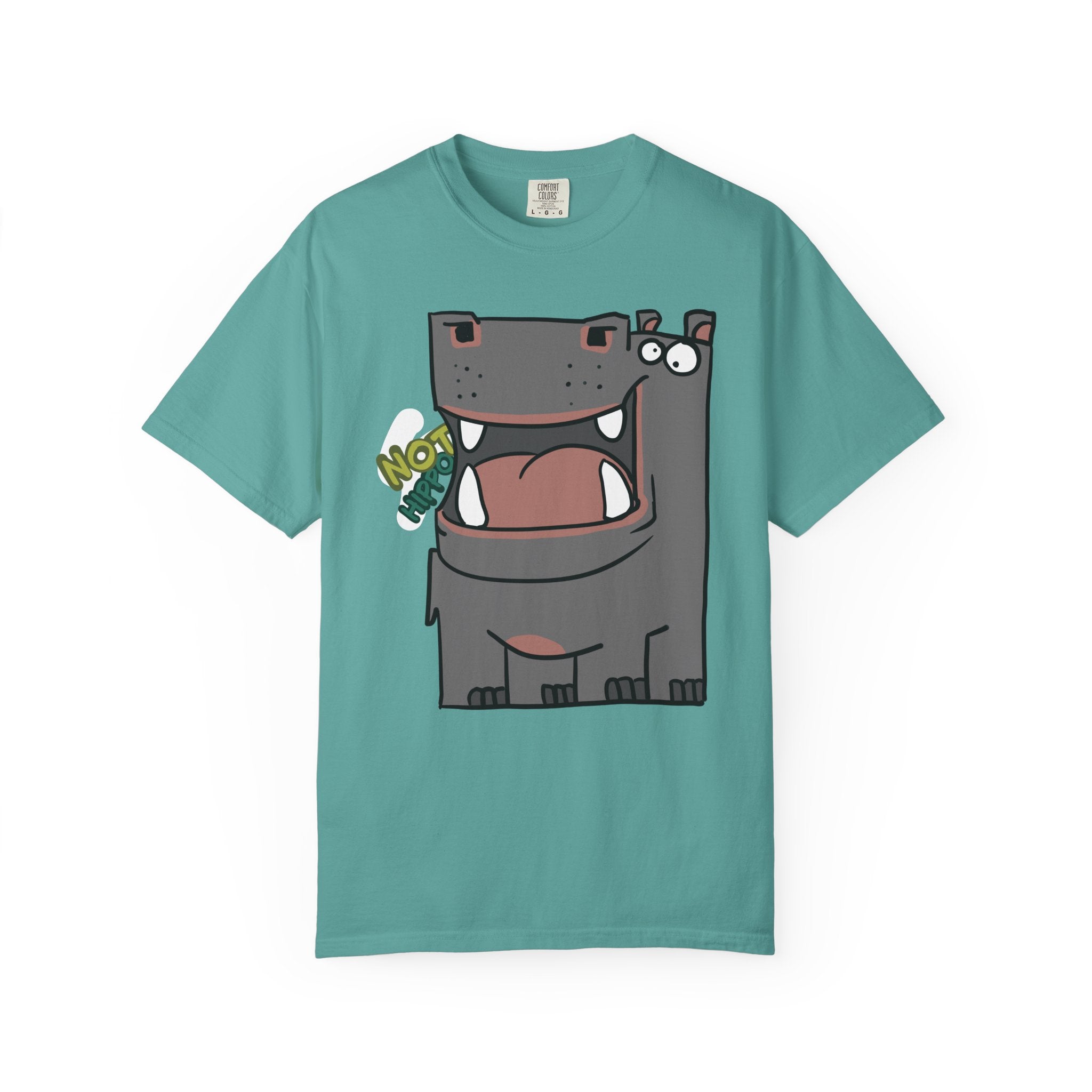 Hippo T‑Shirt — Cute Cartoon "Not Hippo" Unisex T-shirt