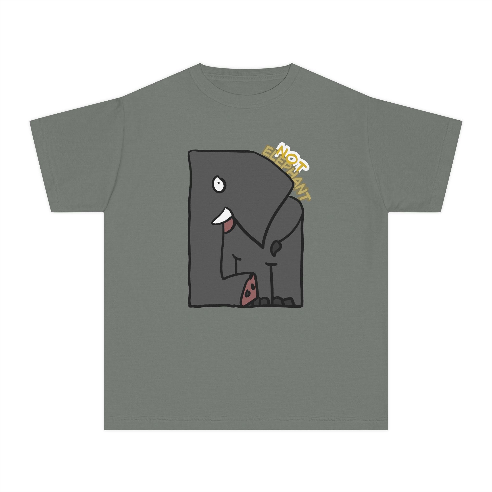 Elephant Youth Tee — Cute "Not Elephant"
