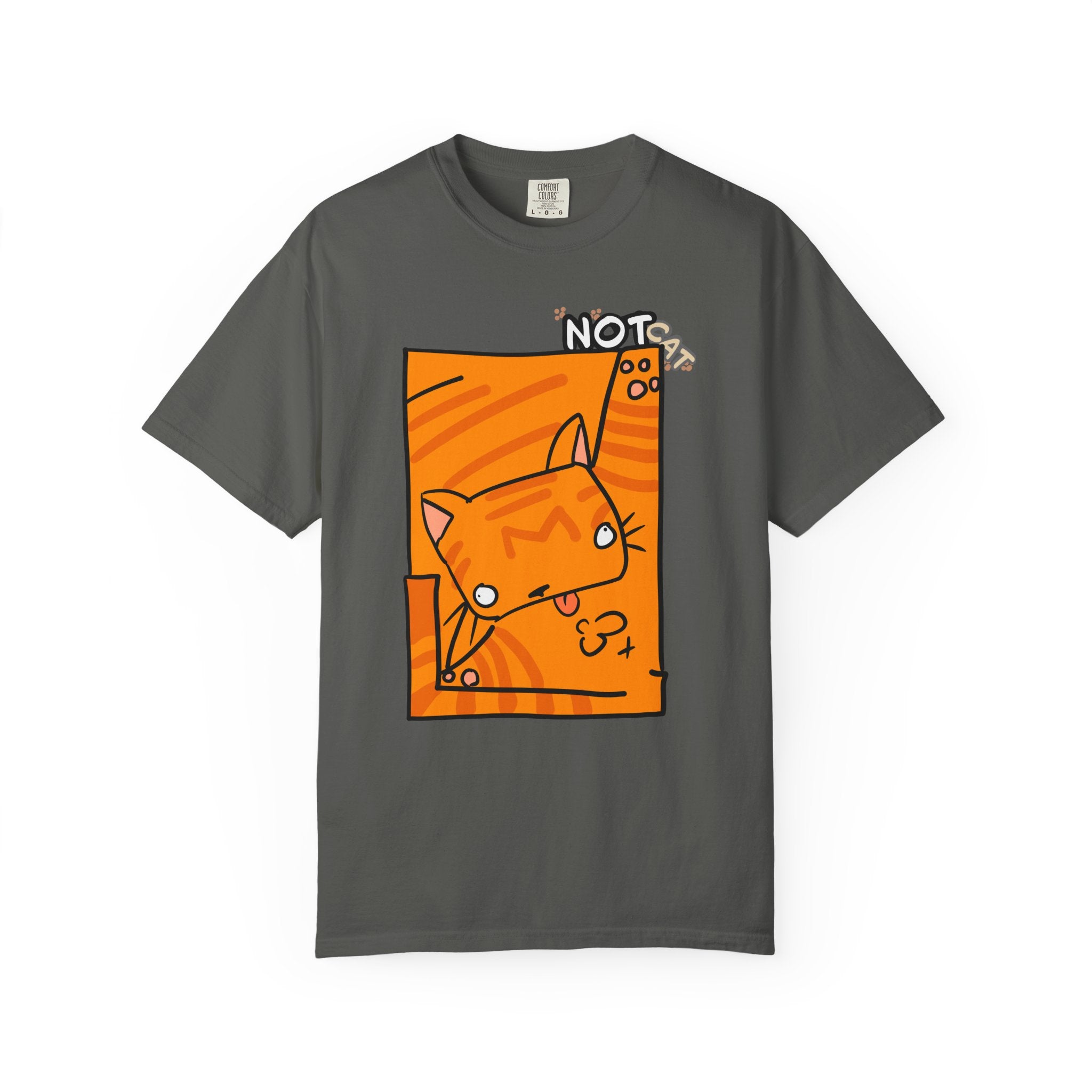 Orange Cat T-Shirt | Cute Cartoon "Not Cat" Unisex T-shirt