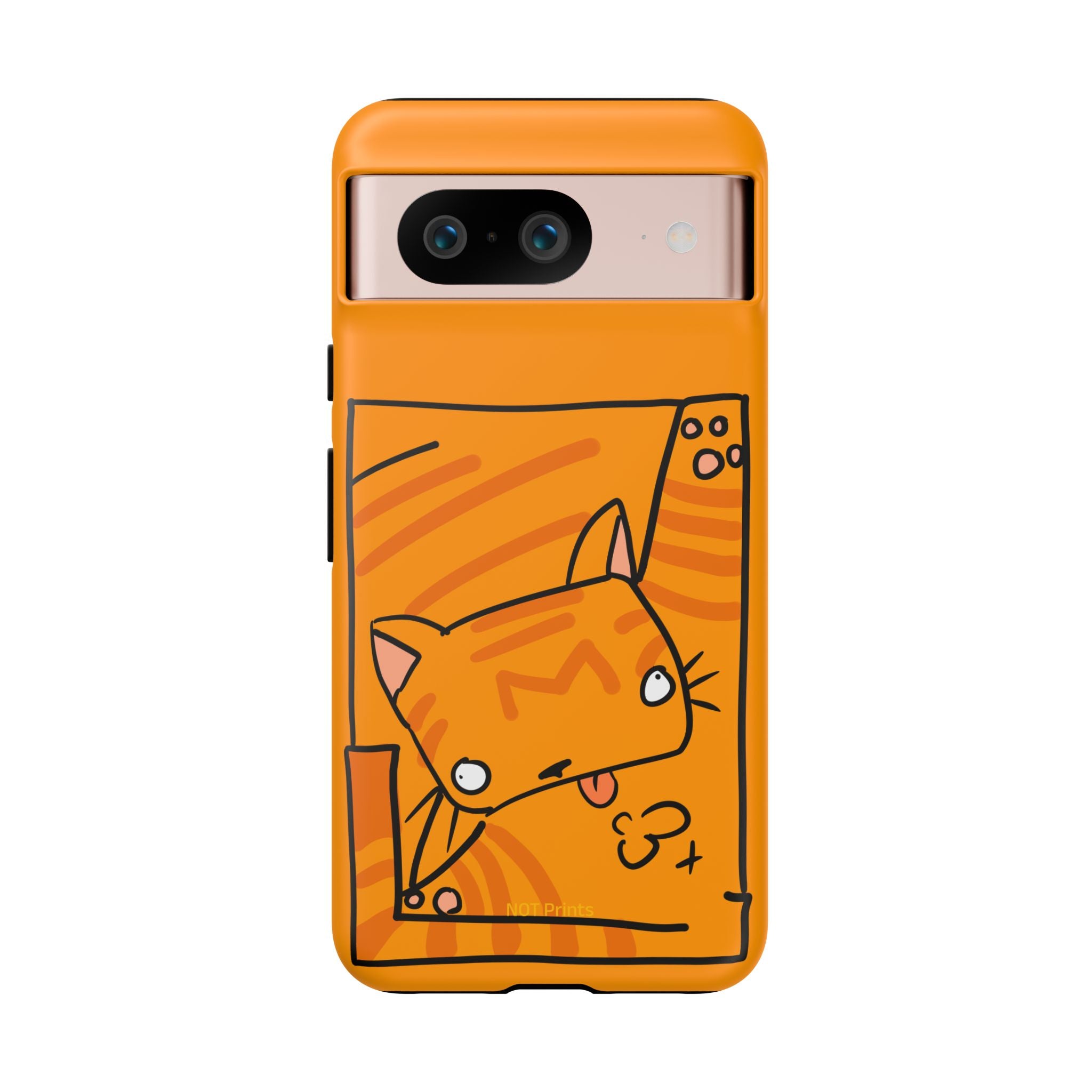 Cute Orange Cat Phone Case - Tough Cases Protective iPhone Cover