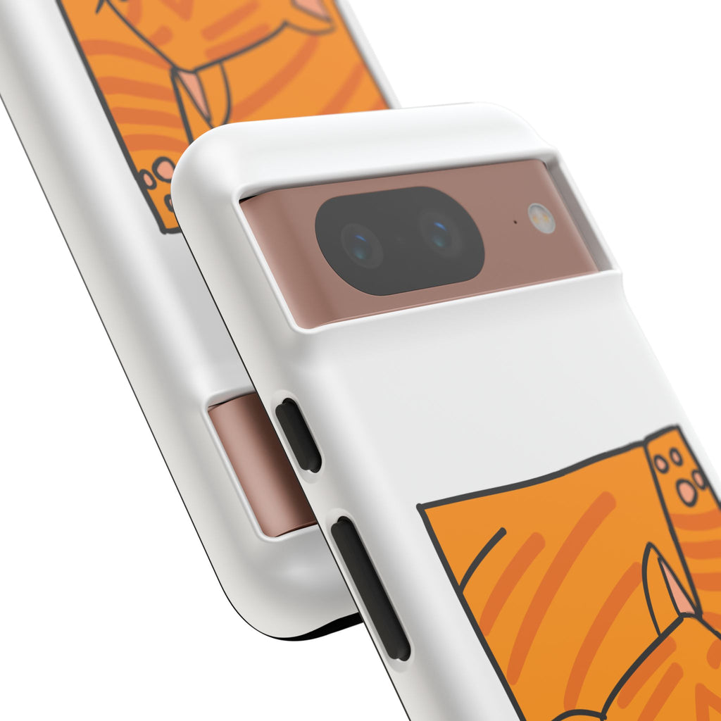 Cute Orange Cat Phone Case - Tough Cases Protective Phone Cover