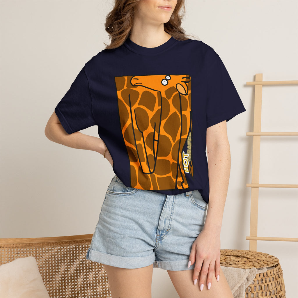 Giraffe T-Shirt — Cute Cartoon "Not Giraffe" Unisex T-shirt
