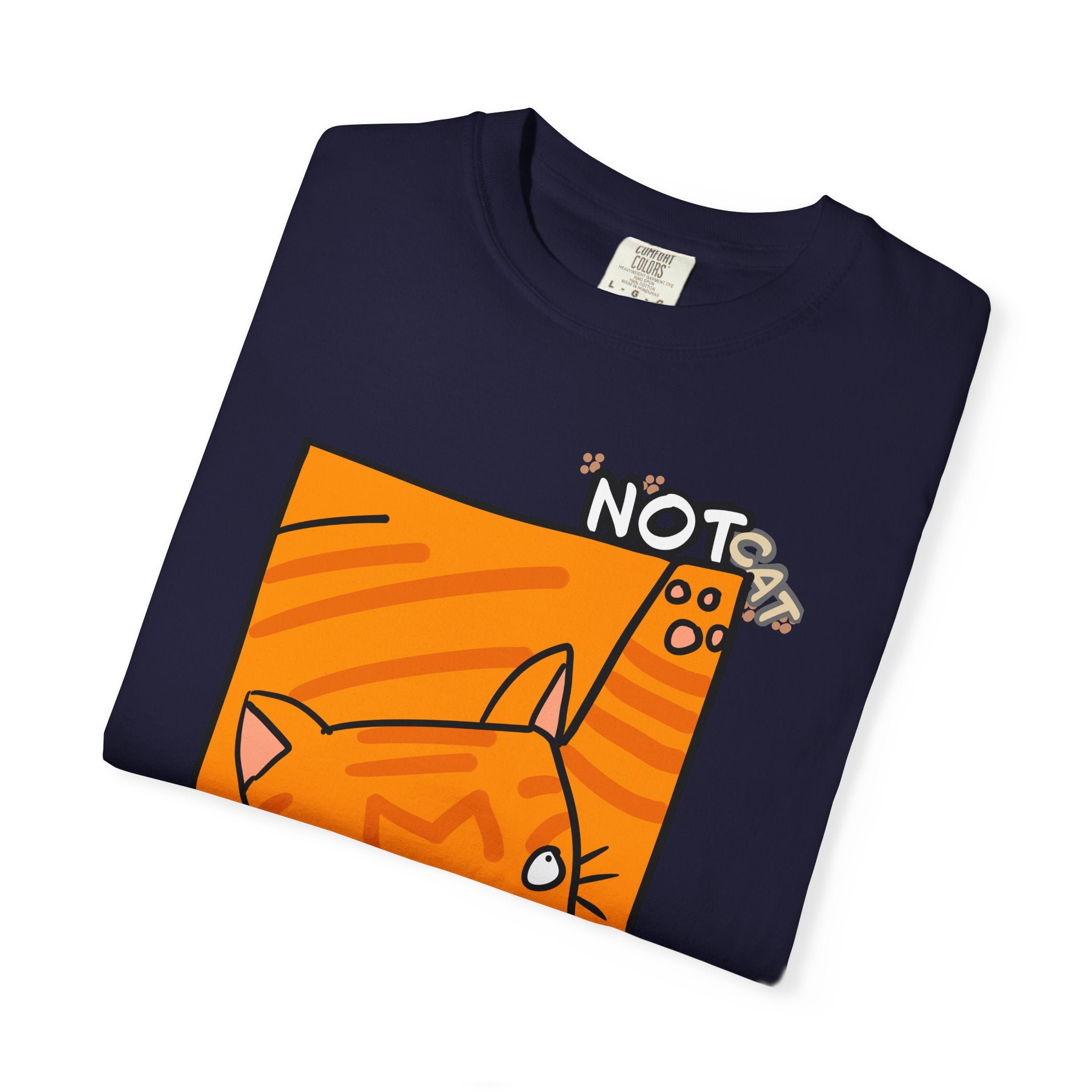 Orange Cat T-Shirt | Cute Cartoon "Not Cat" Unisex T-shirt