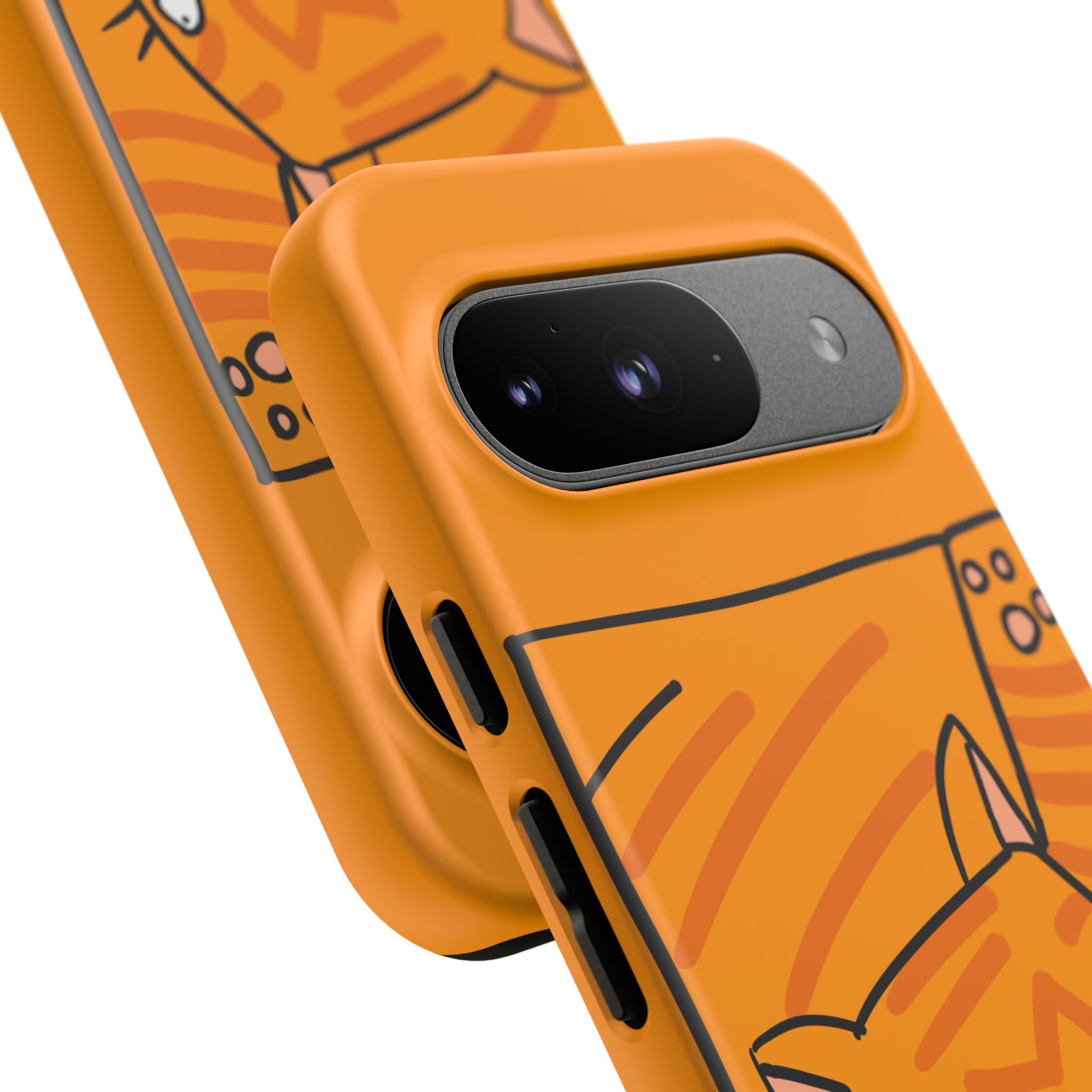 Cute Orange Cat Phone Case - Tough Cases Protective iPhone Cover