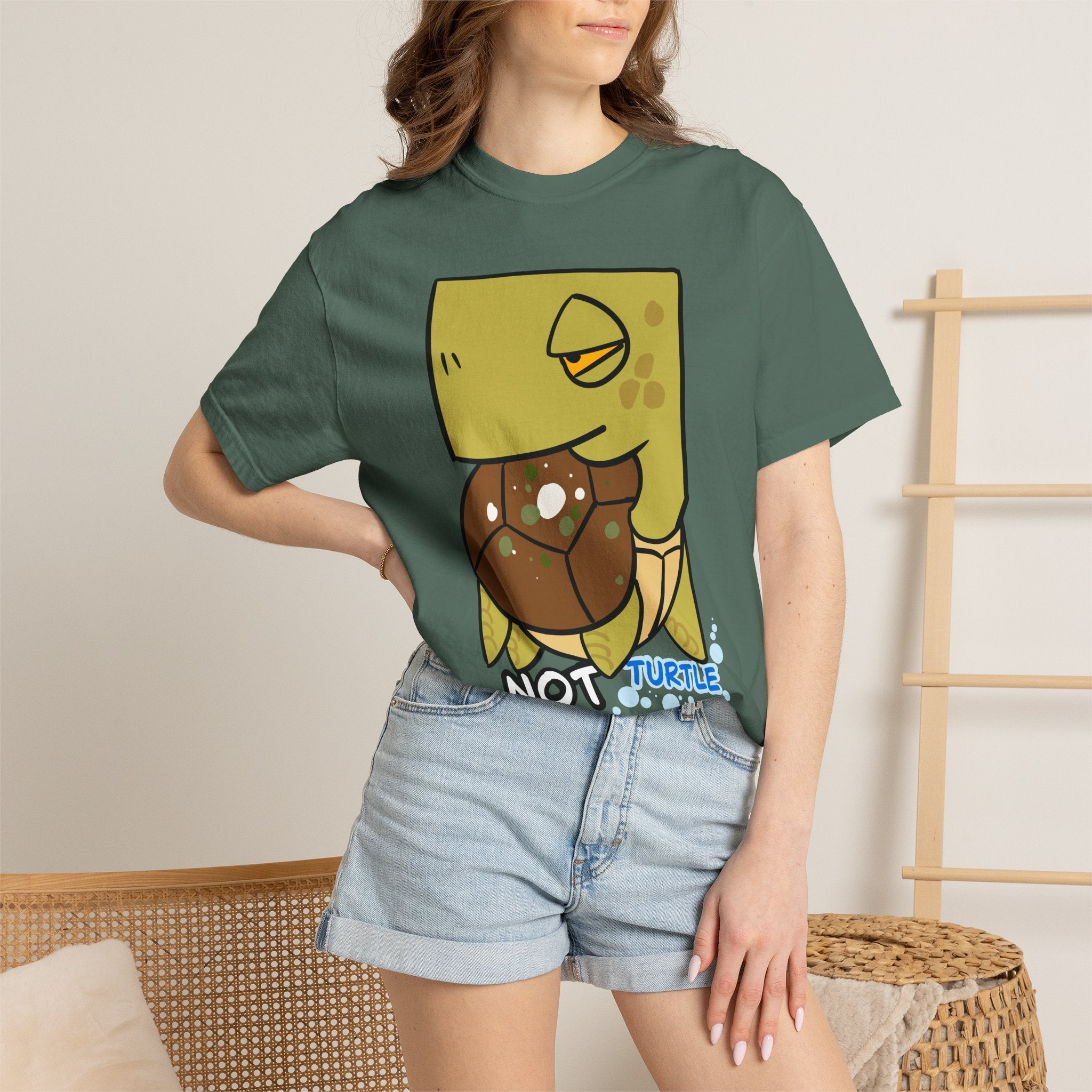 Turtle T-Shirt — Cute Cartoon "Not Turtle" Unisex T-shirt