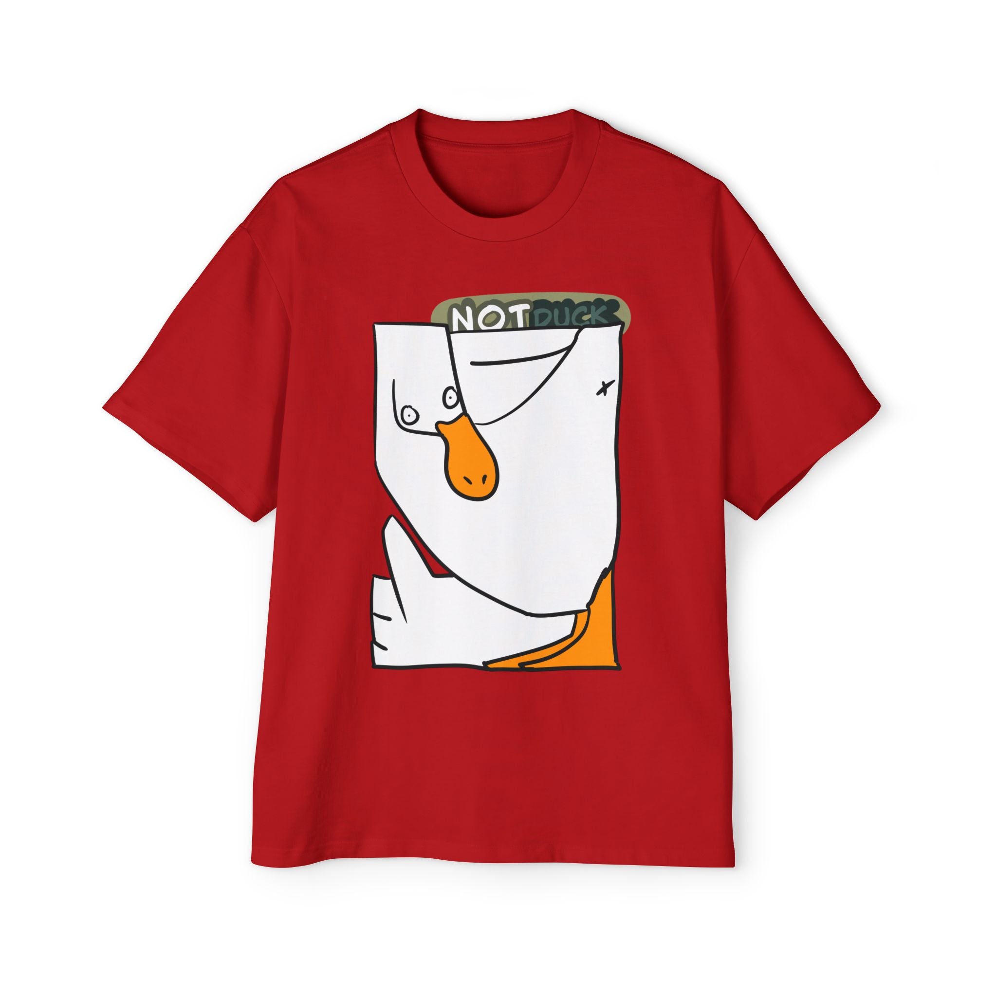 Duck T-shirt — Not Duck Tee | Cute Cartoon Duck