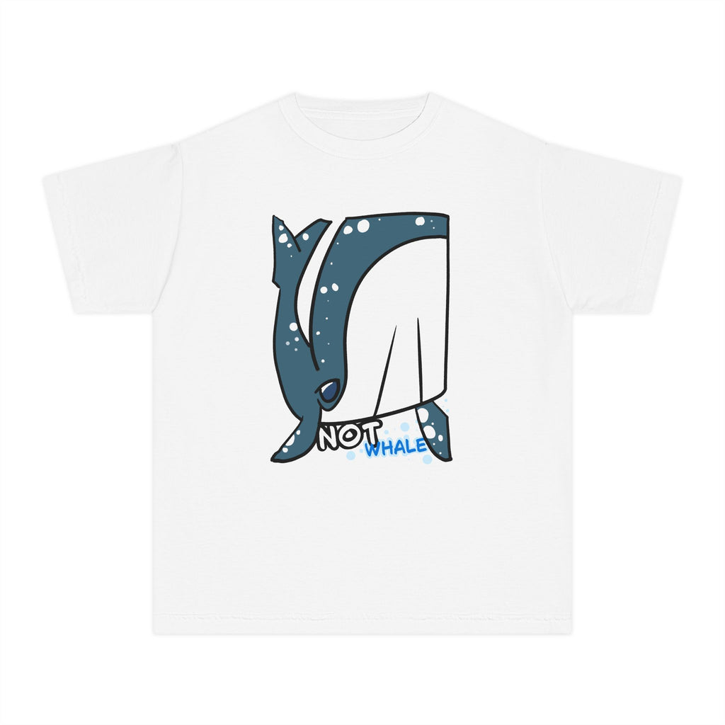 Whale Youth Tee — Cute "Not Whale" Narwhal Graphic Kids Shirt