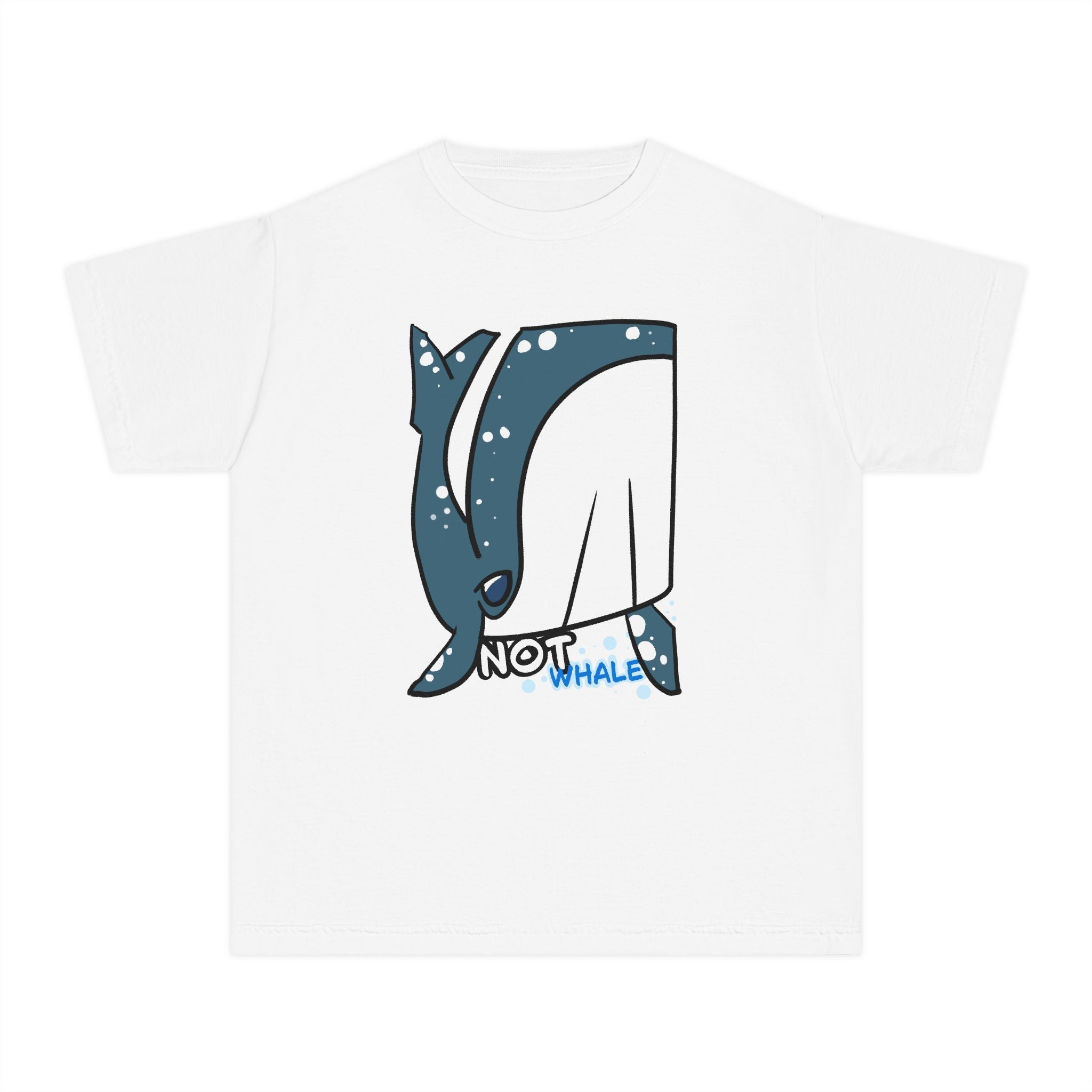 Whale Youth Tee — Cute "Not Whale" Narwhal Graphic Kids Shirt