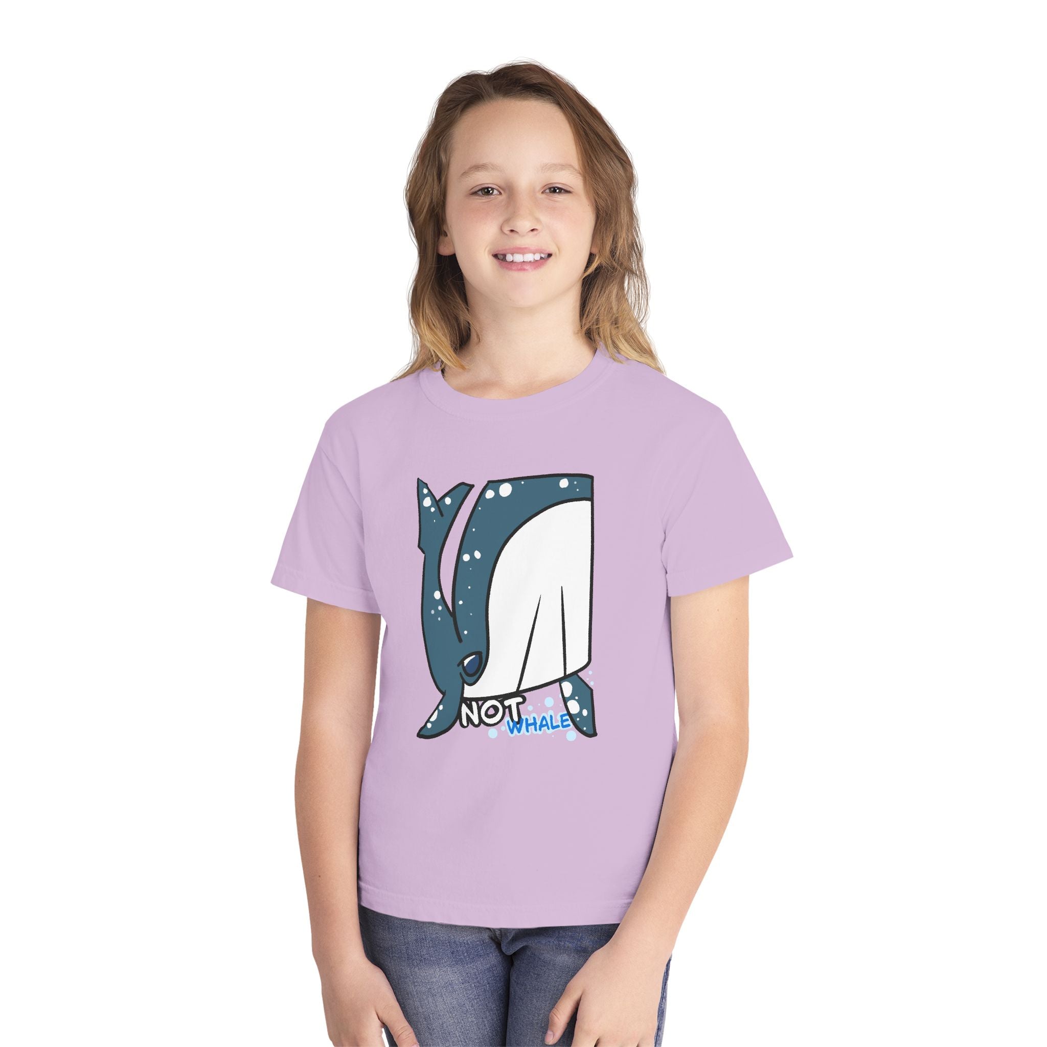 Whale Youth Tee — Cute "Not Whale" Narwhal Graphic Kids Shirt