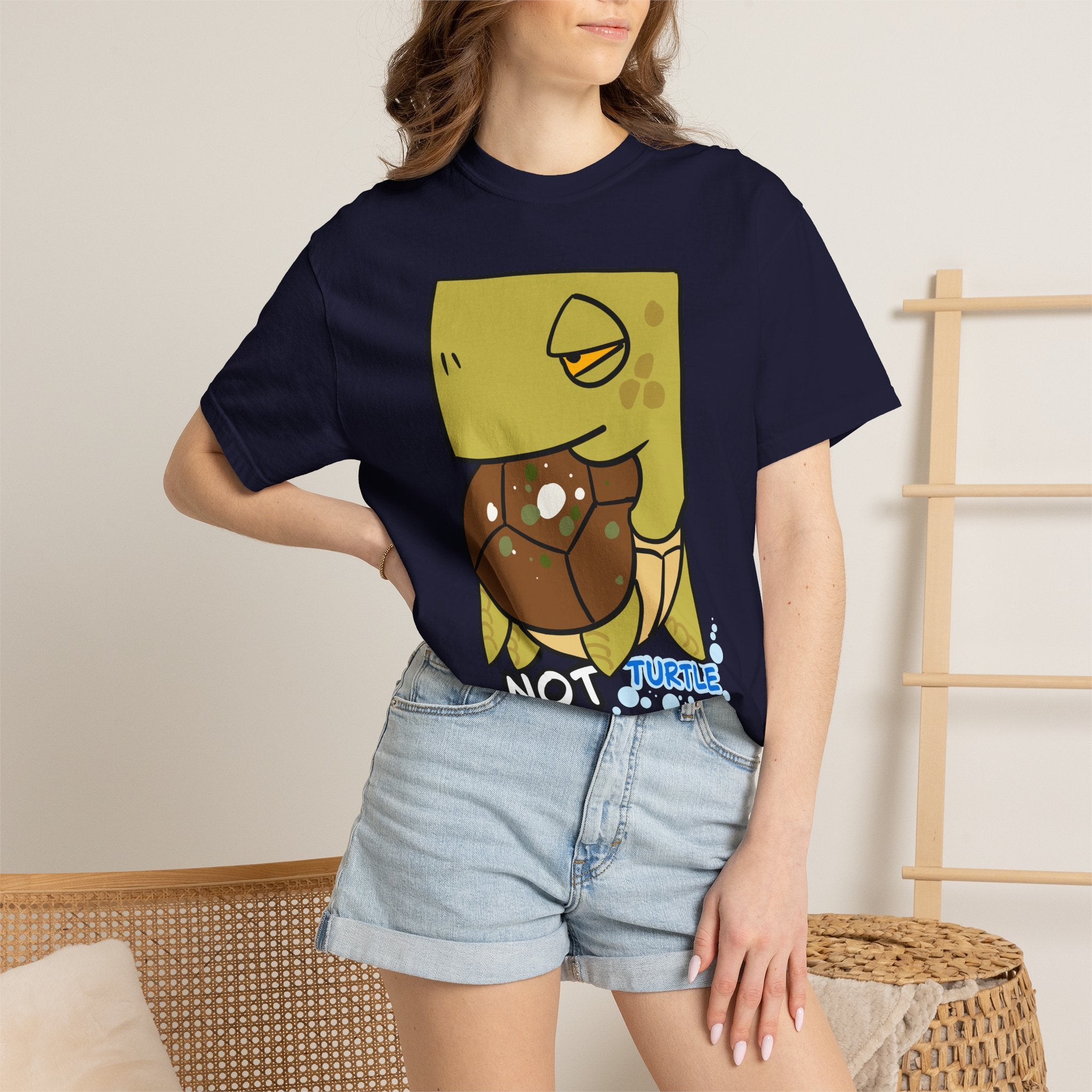 Turtle T-Shirt — Cute Cartoon "Not Turtle" Unisex T-shirt