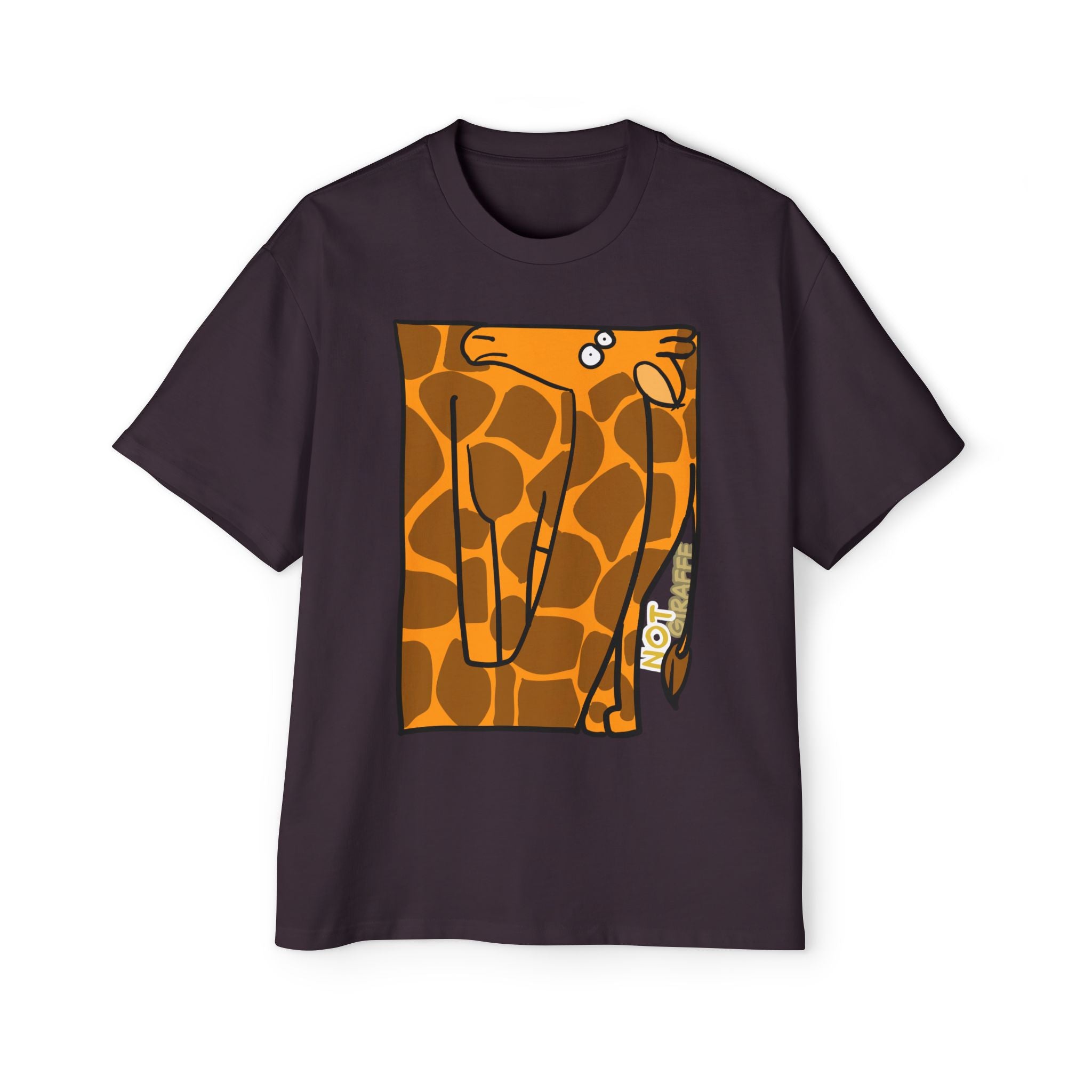 Giraffe Graphic Tee — Playful "NOT GIRAFFE" Men’s T-Shirt