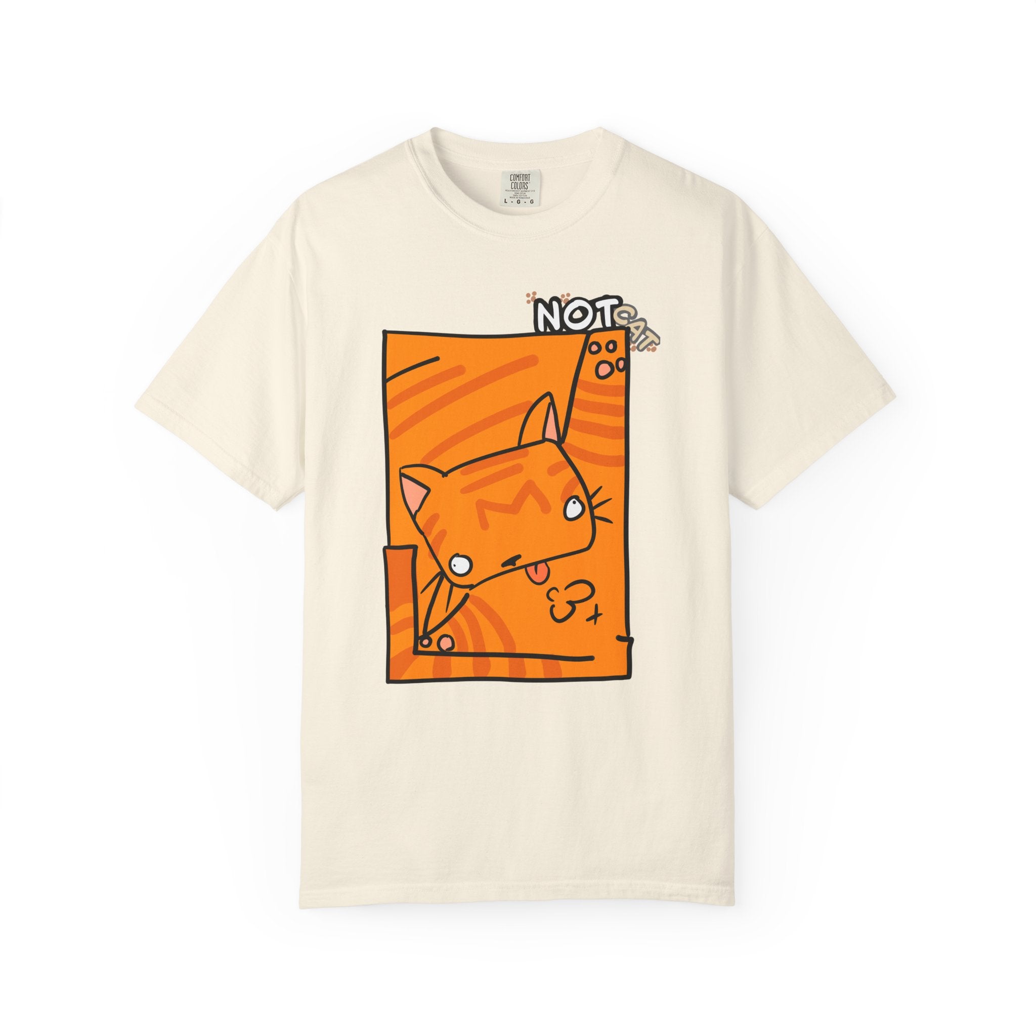 Orange Cat T-Shirt | Cute Cartoon "Not Cat" Unisex T-shirt
