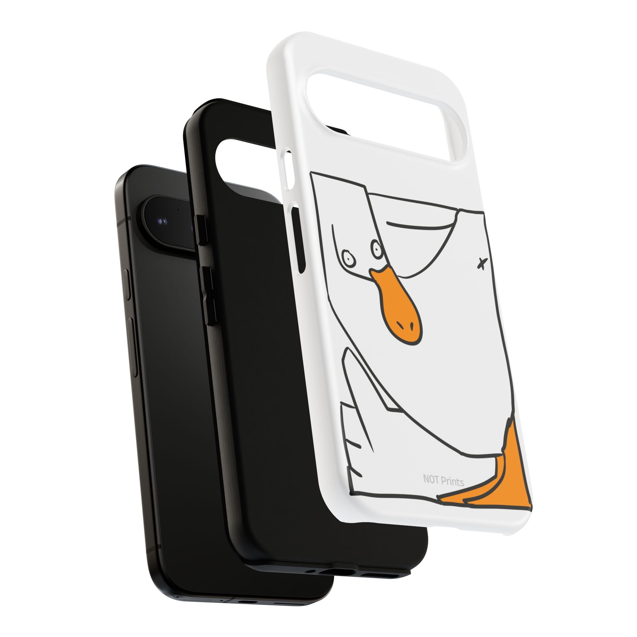 Duck Phone Case – Cute Cartoon Duck Tough Phone Cover