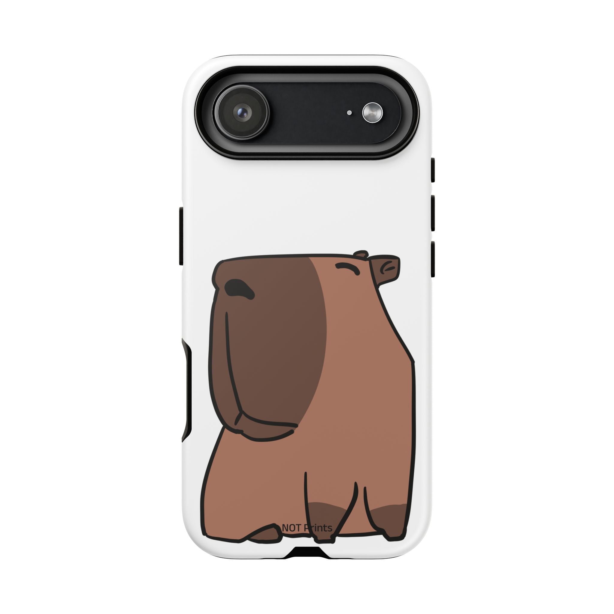 Coque Téléphone Ours Mignon - Étui Protecteur iPhone Minimaliste Ours Brun Dessin Animé