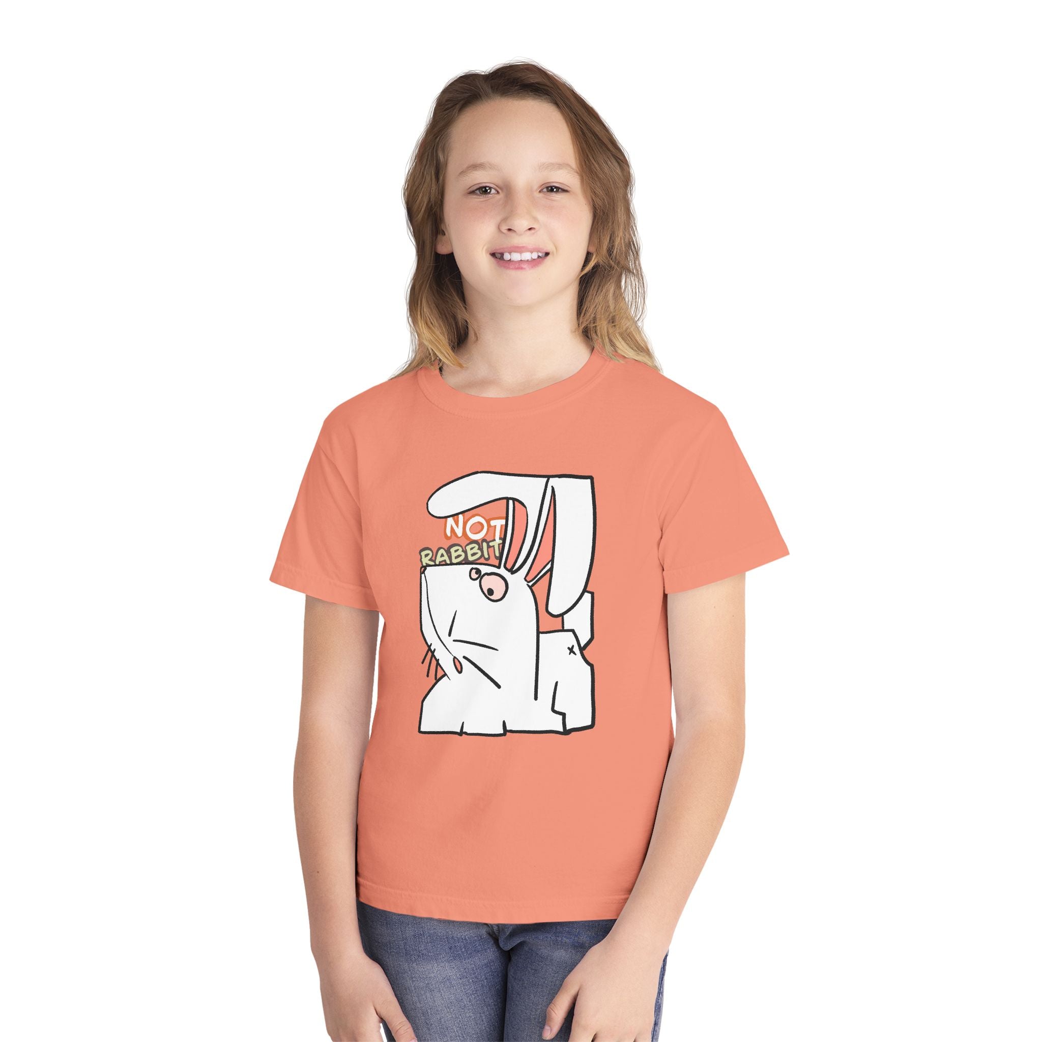 Rabbit Youth Tee — Cute 'Not Rabbit' Graphic Bunny T-Shirt