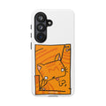 Cute Orange Cat Phone Case - Tough Cases Protective Phone Cover