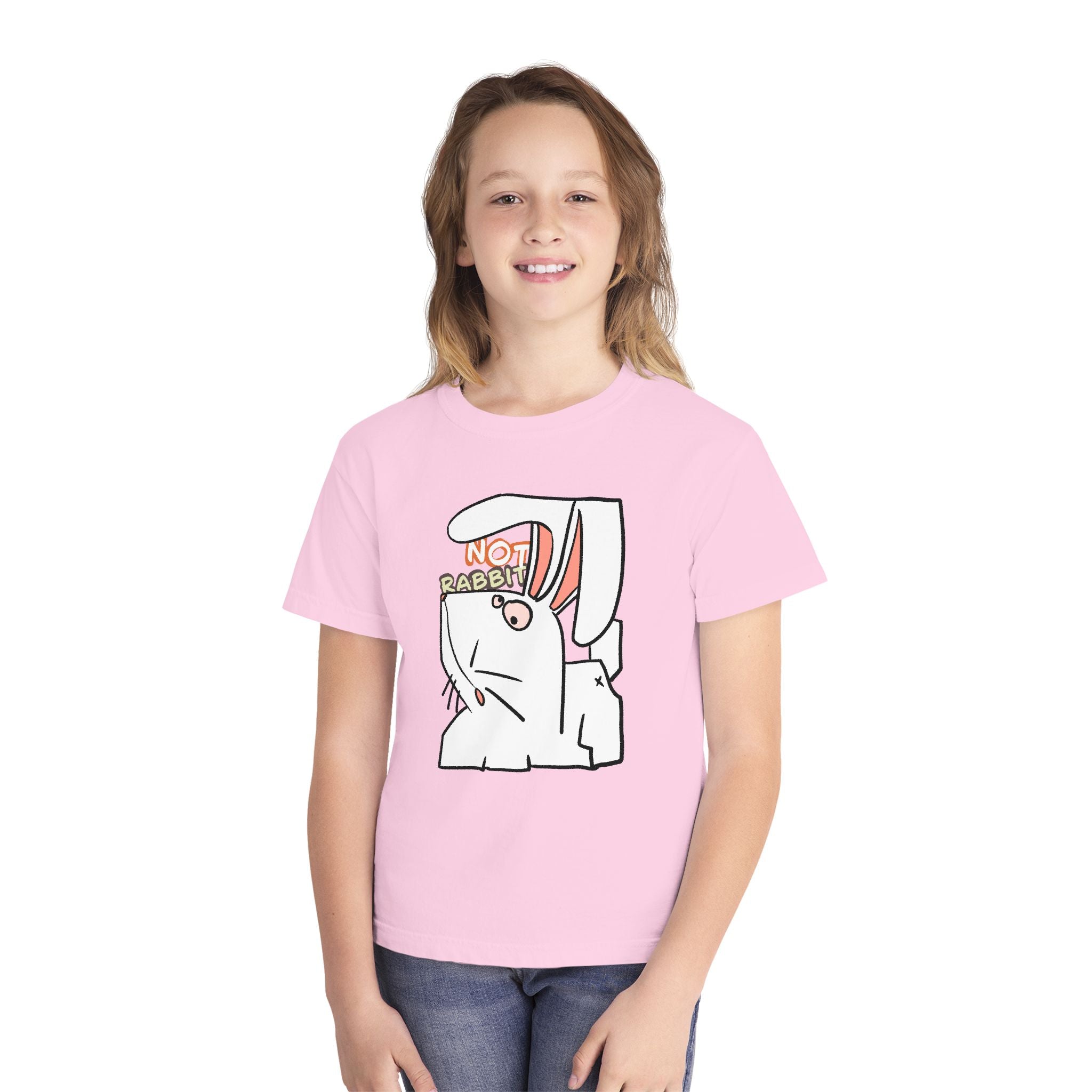 Rabbit Youth Tee — Cute 'Not Rabbit' Graphic Bunny T-Shirt