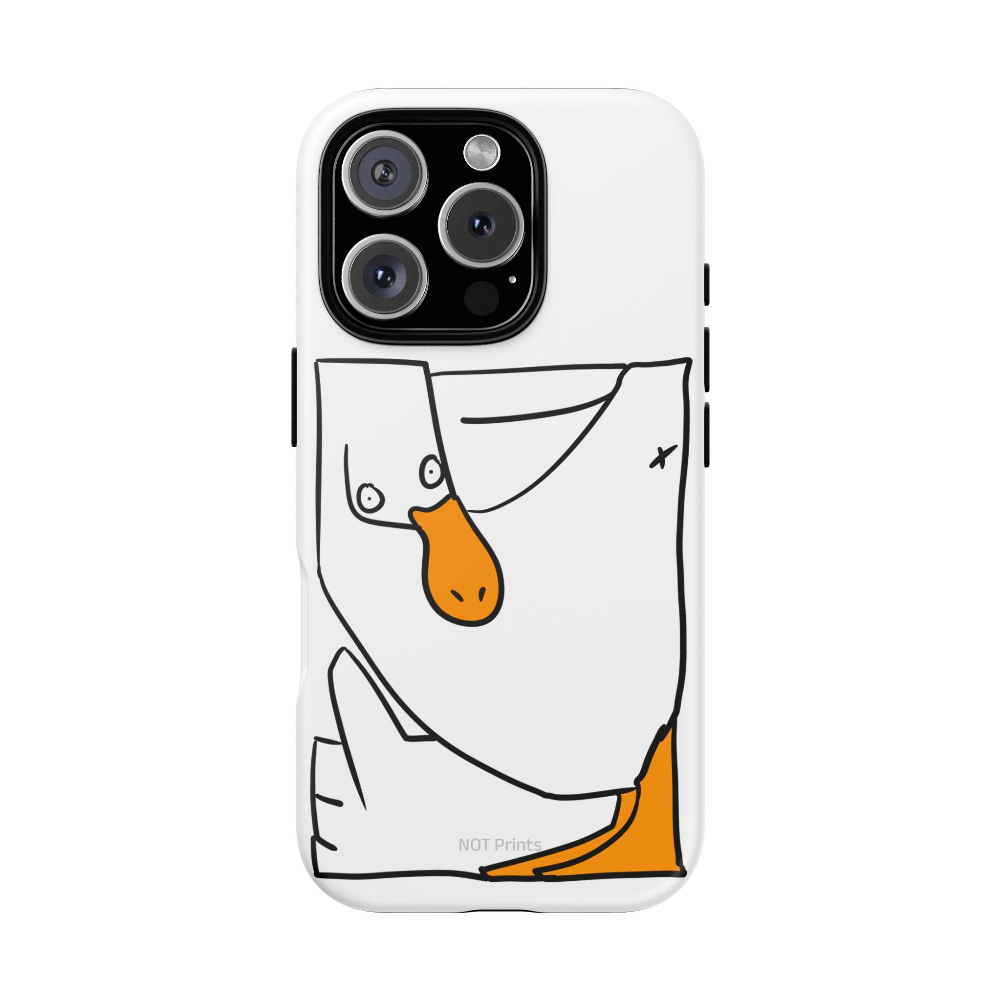 Duck Phone Case – Cute Cartoon Duck Tough Phone Cover