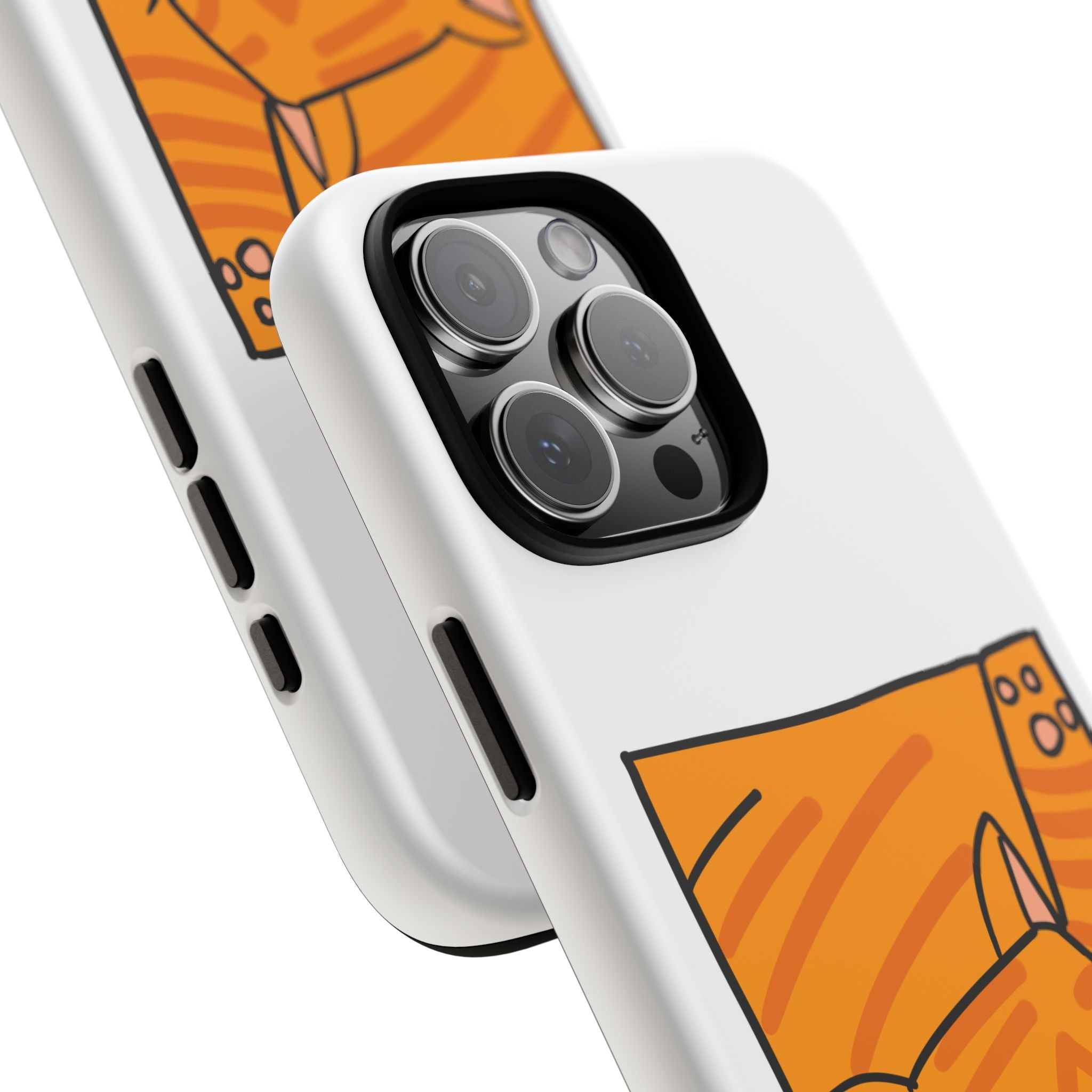 Cute Orange Cat Phone Case - Tough Cases Protective Phone Cover