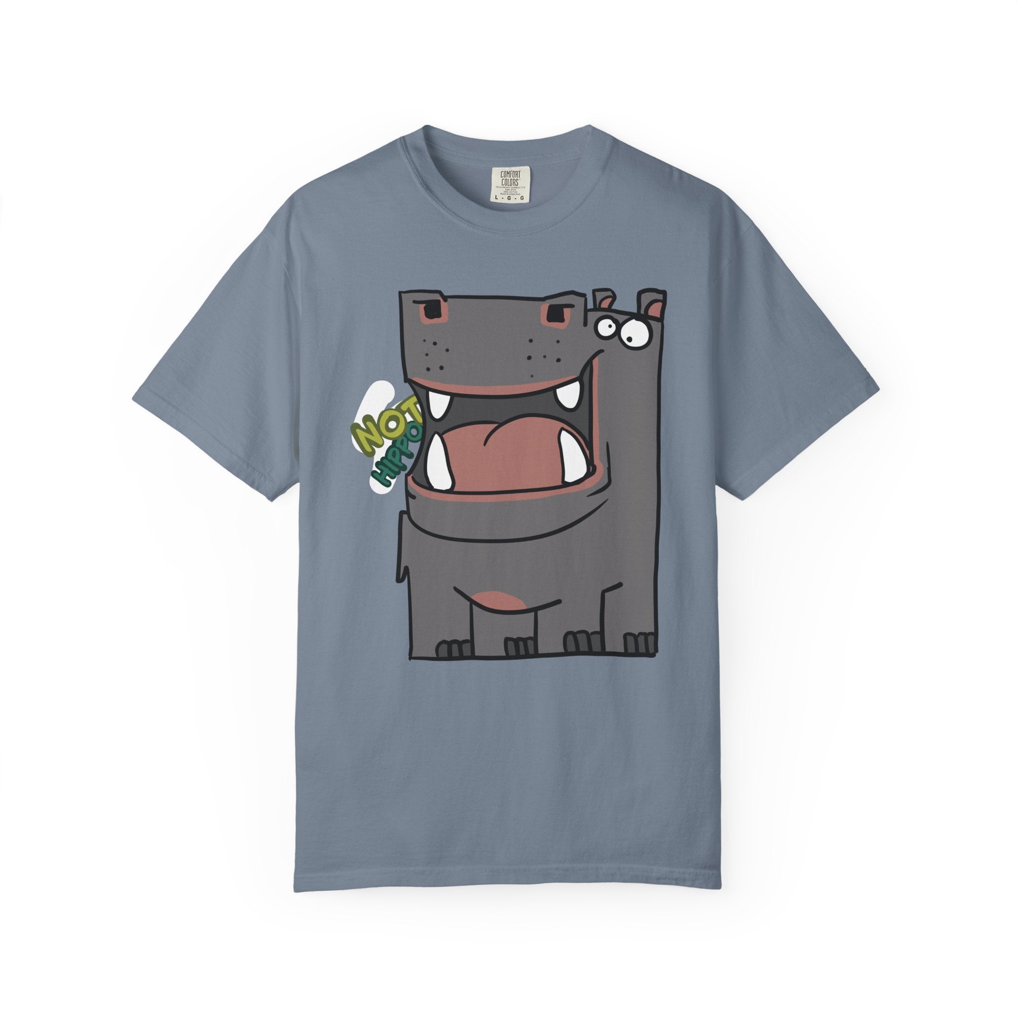 Hippo T‑Shirt — Cute Cartoon "Not Hippo" Unisex T-shirt