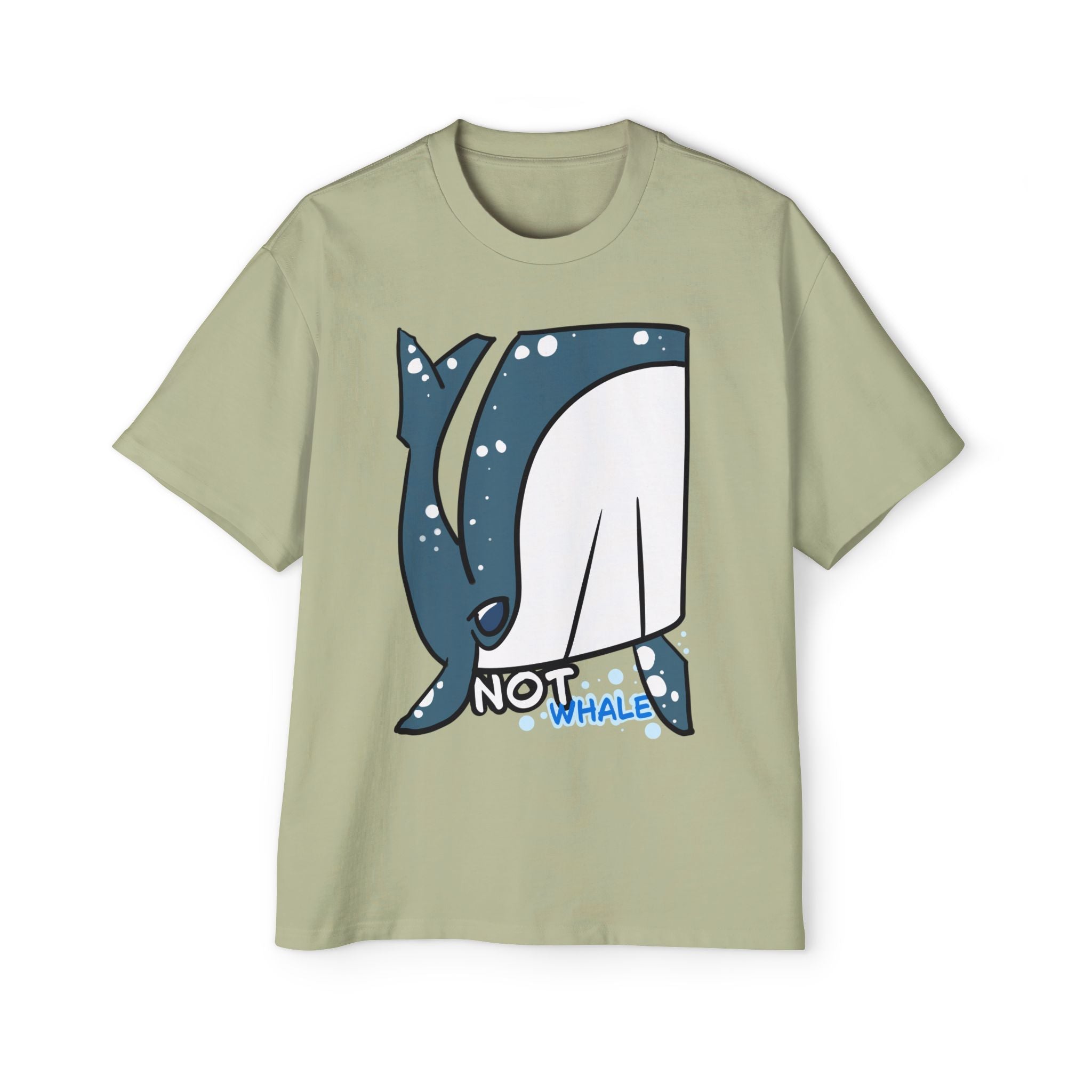 Whale Graphic Tee — Cute "Not Whale" Illustration T-Shirt for Ocean Lovers