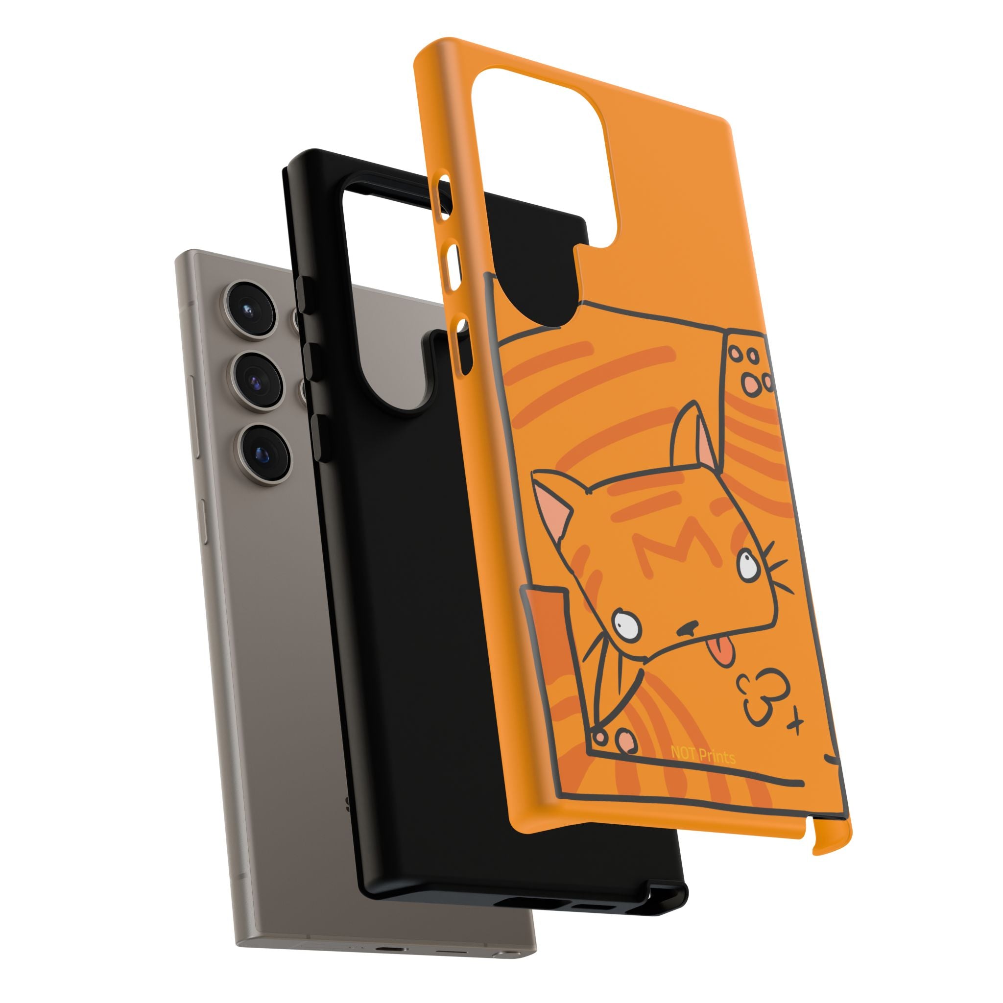 Cute Orange Cat Phone Case - Tough Cases Protective iPhone Cover