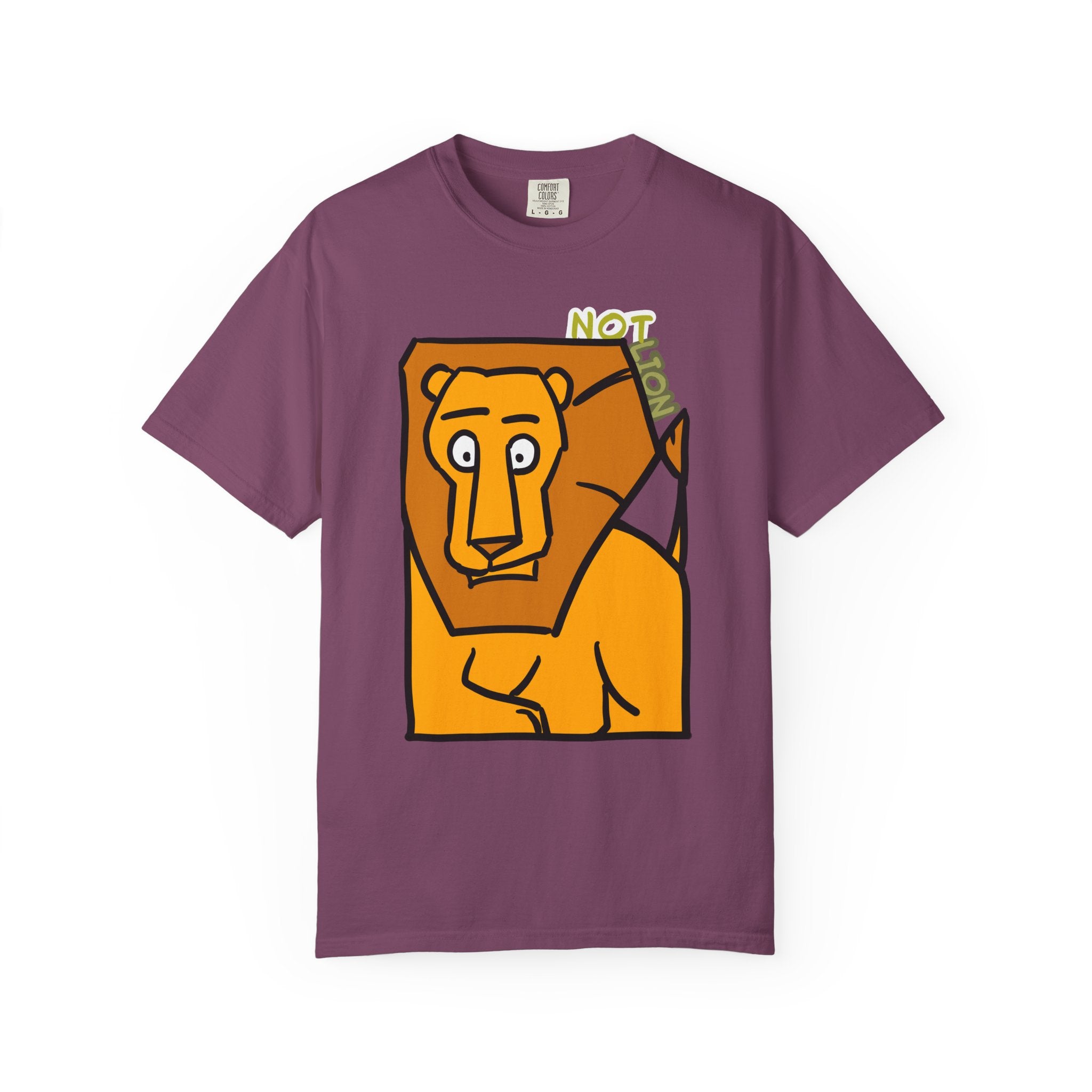 Lion Graphic Tee — "Not Lion" | Unisex T-Shirt