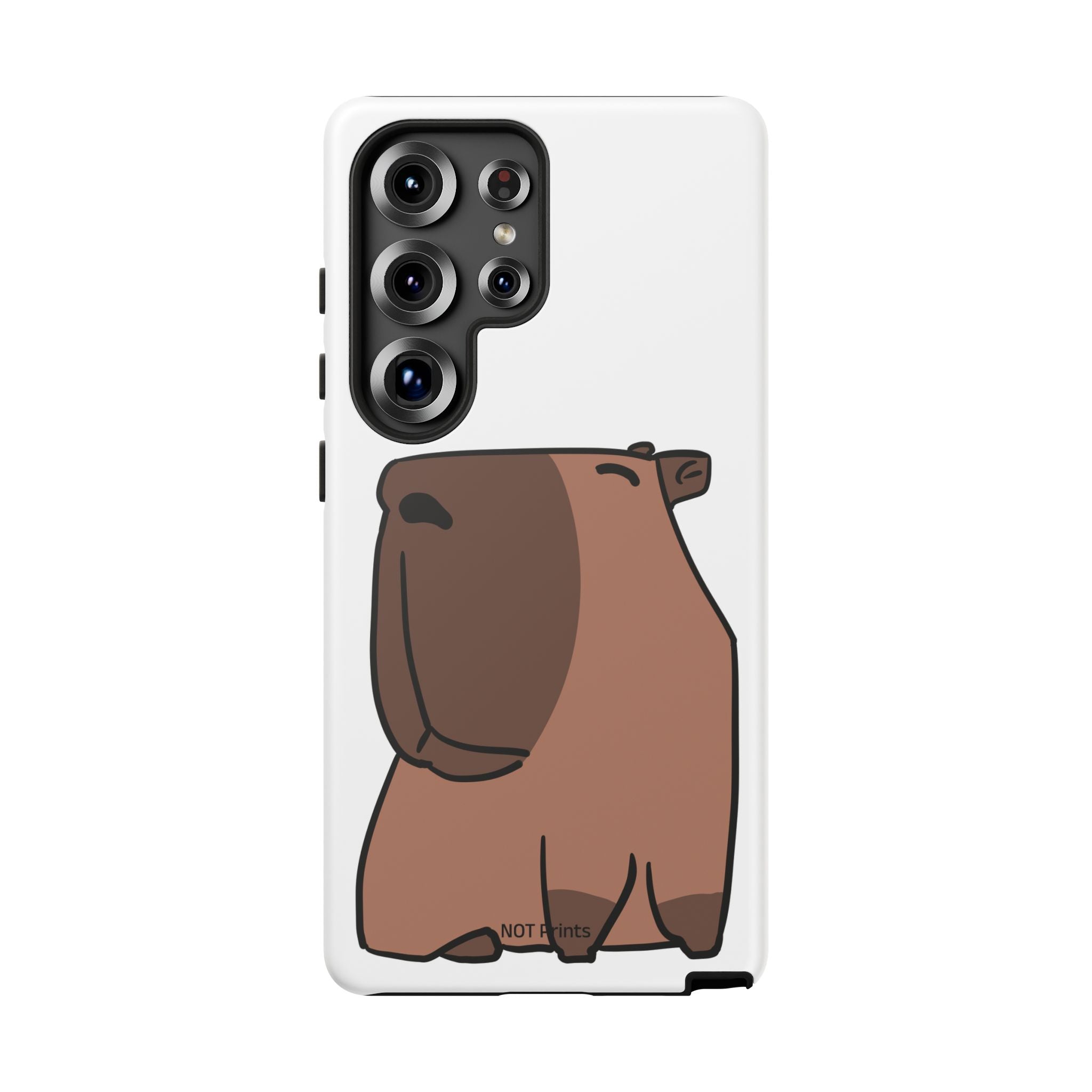 Coque Téléphone Ours Mignon - Étui Protecteur iPhone Minimaliste Ours Brun Dessin Animé