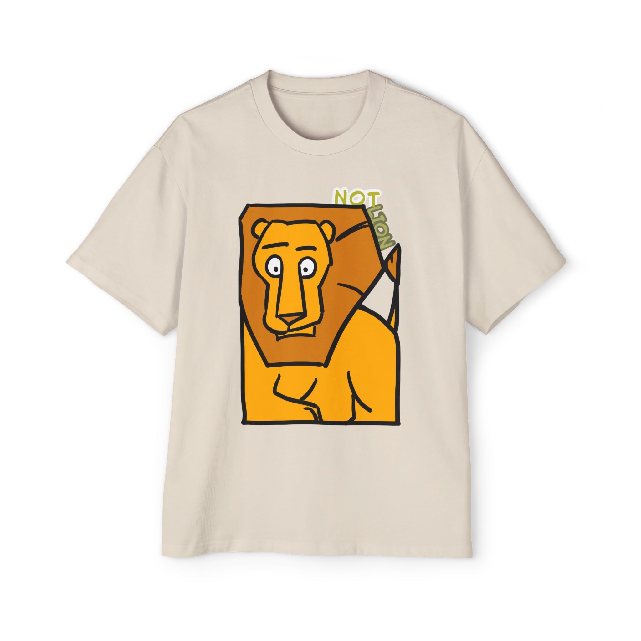 Lion T-shirt — Not Lion Tee | Cute Cartoon Lion