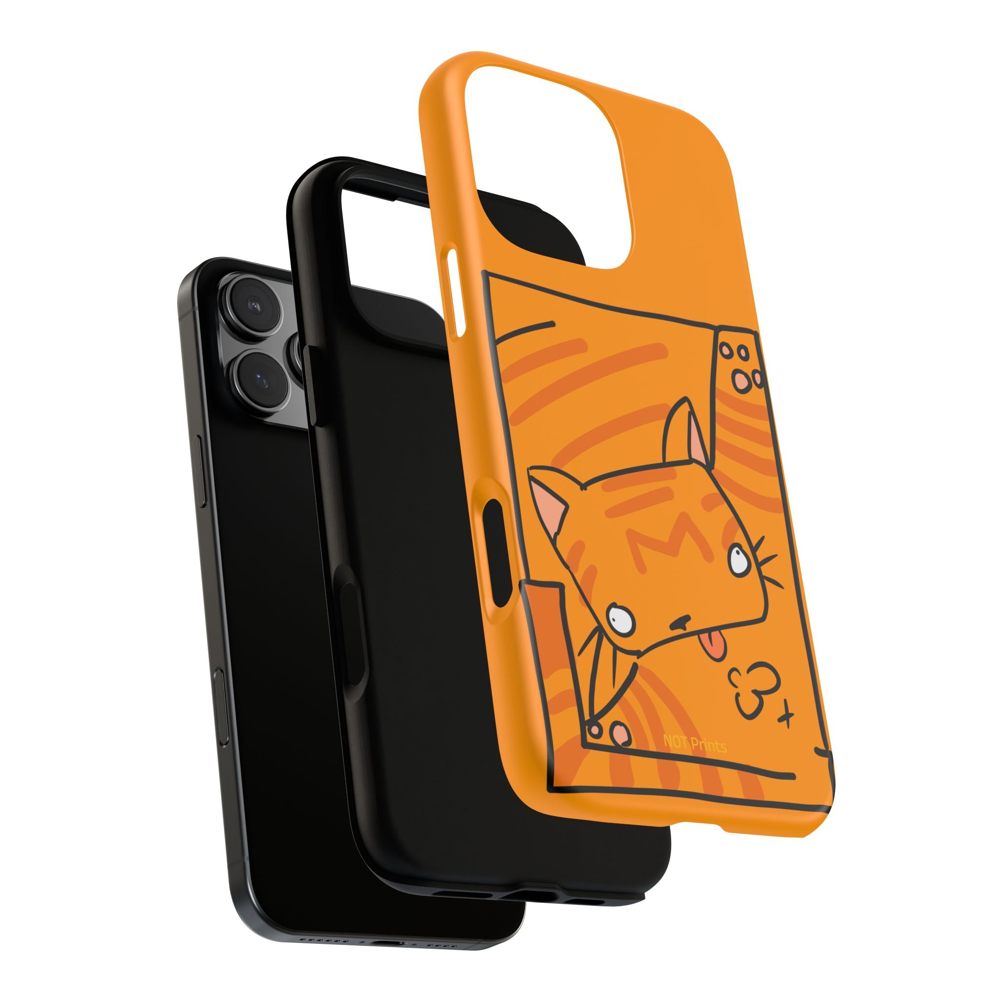 Cute Orange Cat Phone Case - Tough Cases Protective iPhone Cover