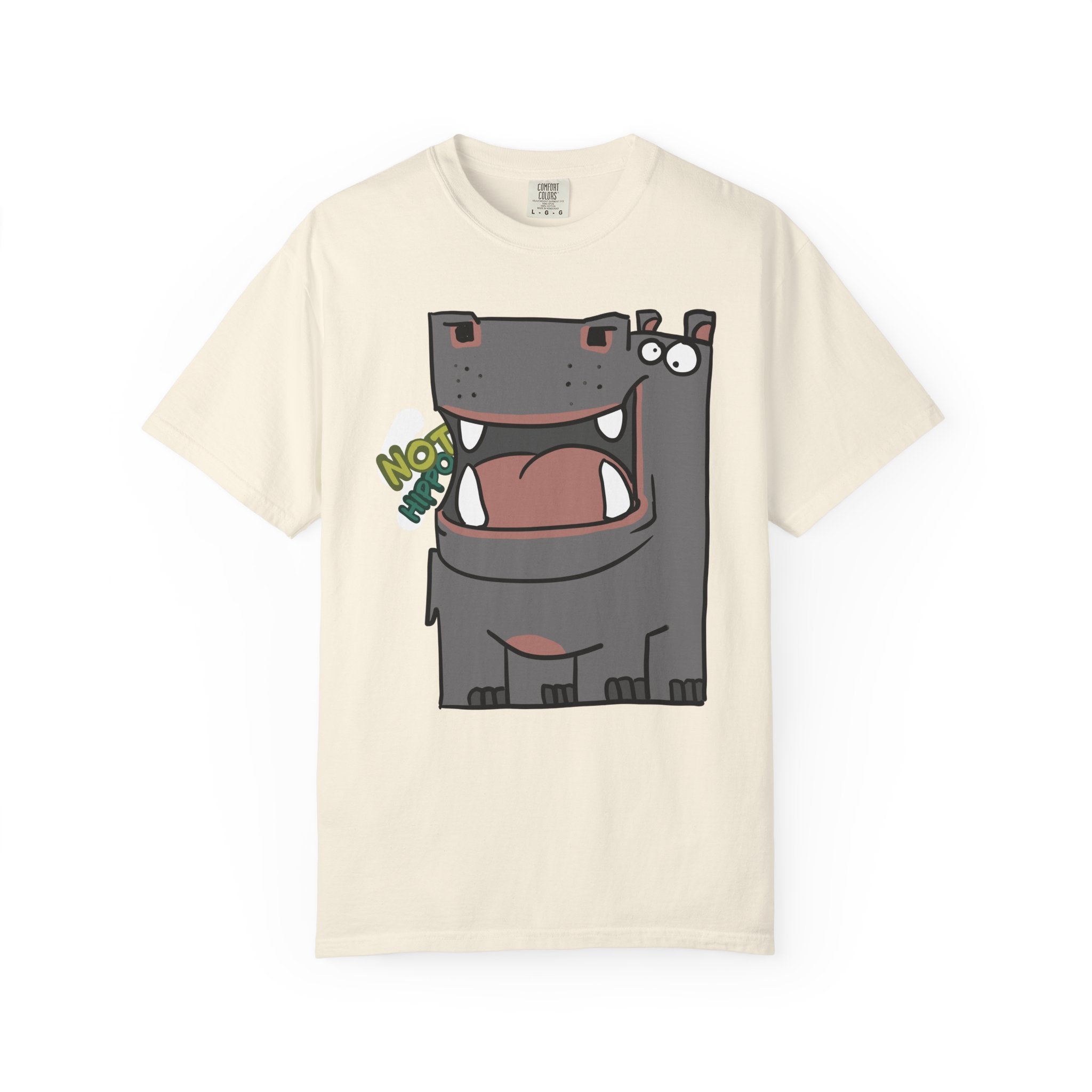 Hippo T‑Shirt — Cute Cartoon "Not Hippo" Unisex T-shirt