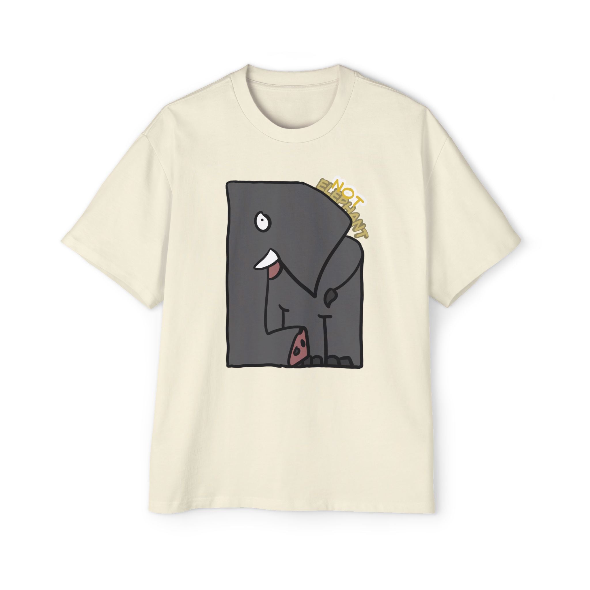 Elephant T-shirt — Not Elephant Tee | Cute Cartoon Elephant