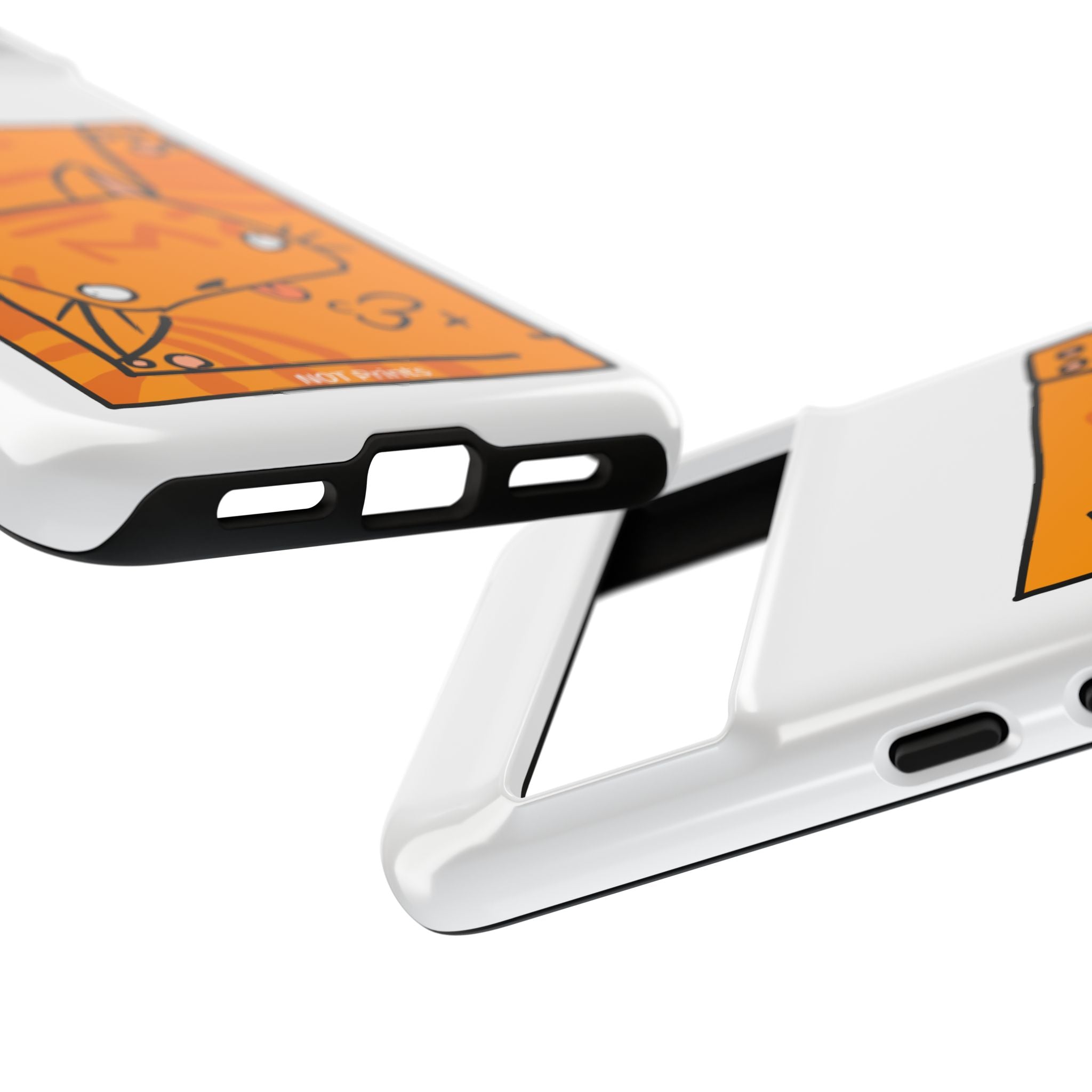 Cute Orange Cat Phone Case - Tough Cases Protective Phone Cover