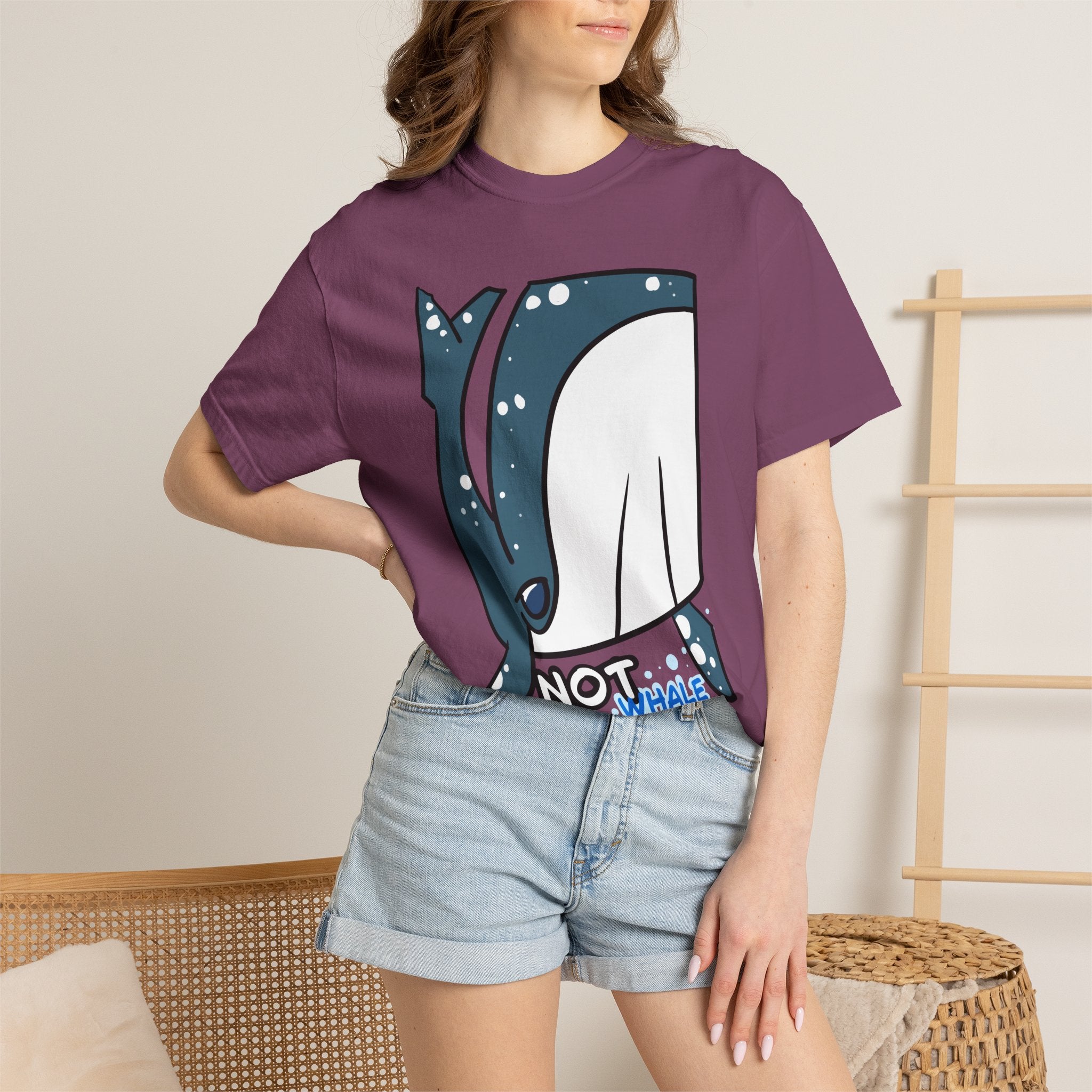 Whale T-Shirt — Cute Cartoon "Not Whale" Unisex T-shirt