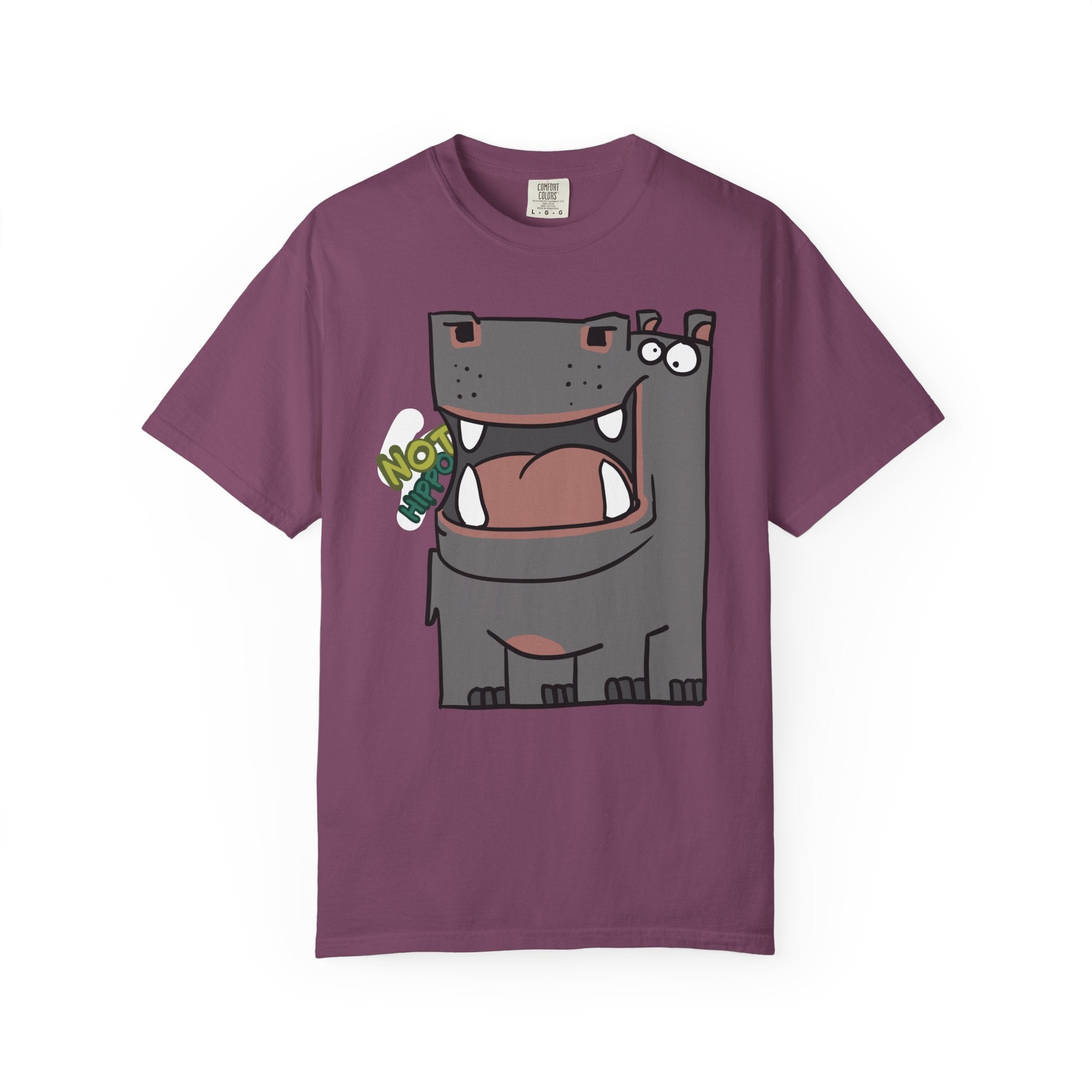 Hippo T‑Shirt — Cute Cartoon "Not Hippo" Unisex T-shirt