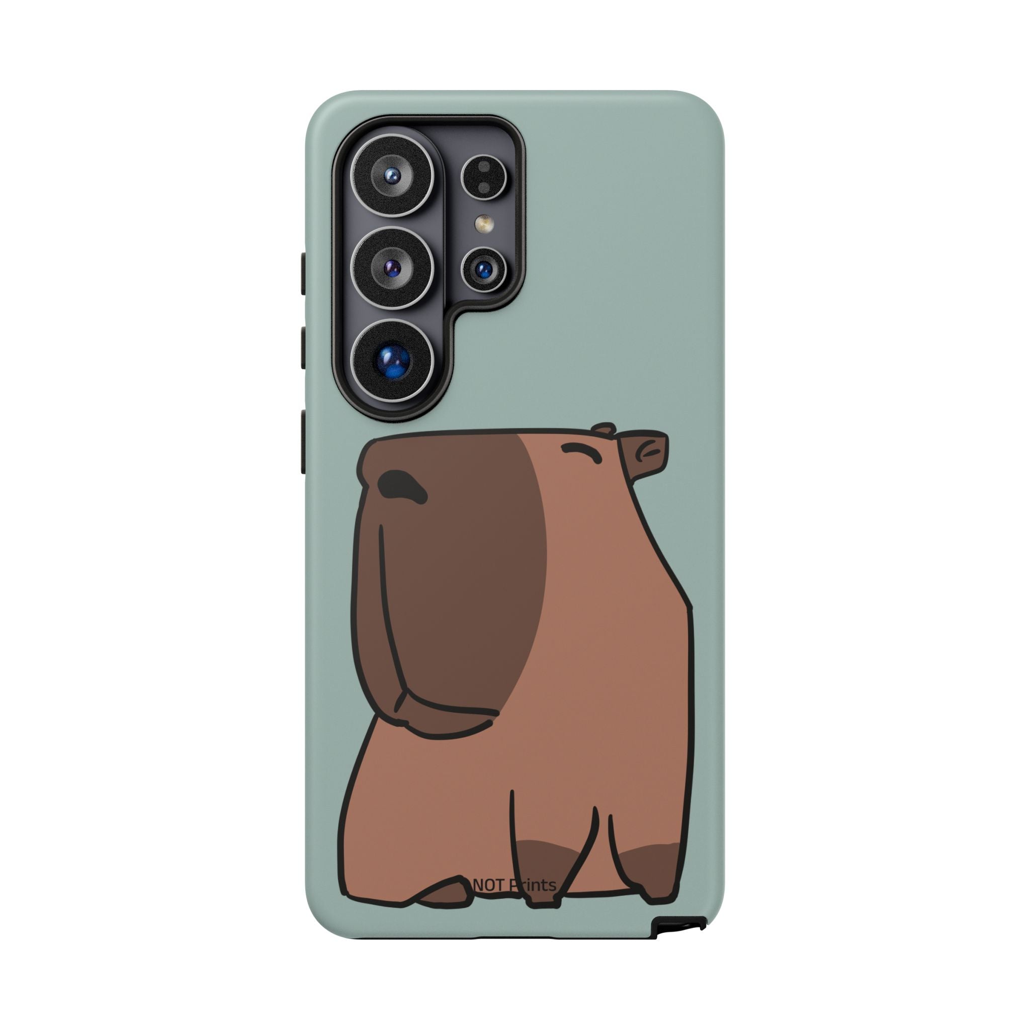 Coque de téléphone mignon ours - Coque de protection iPhone ours brun dessin animé minimaliste