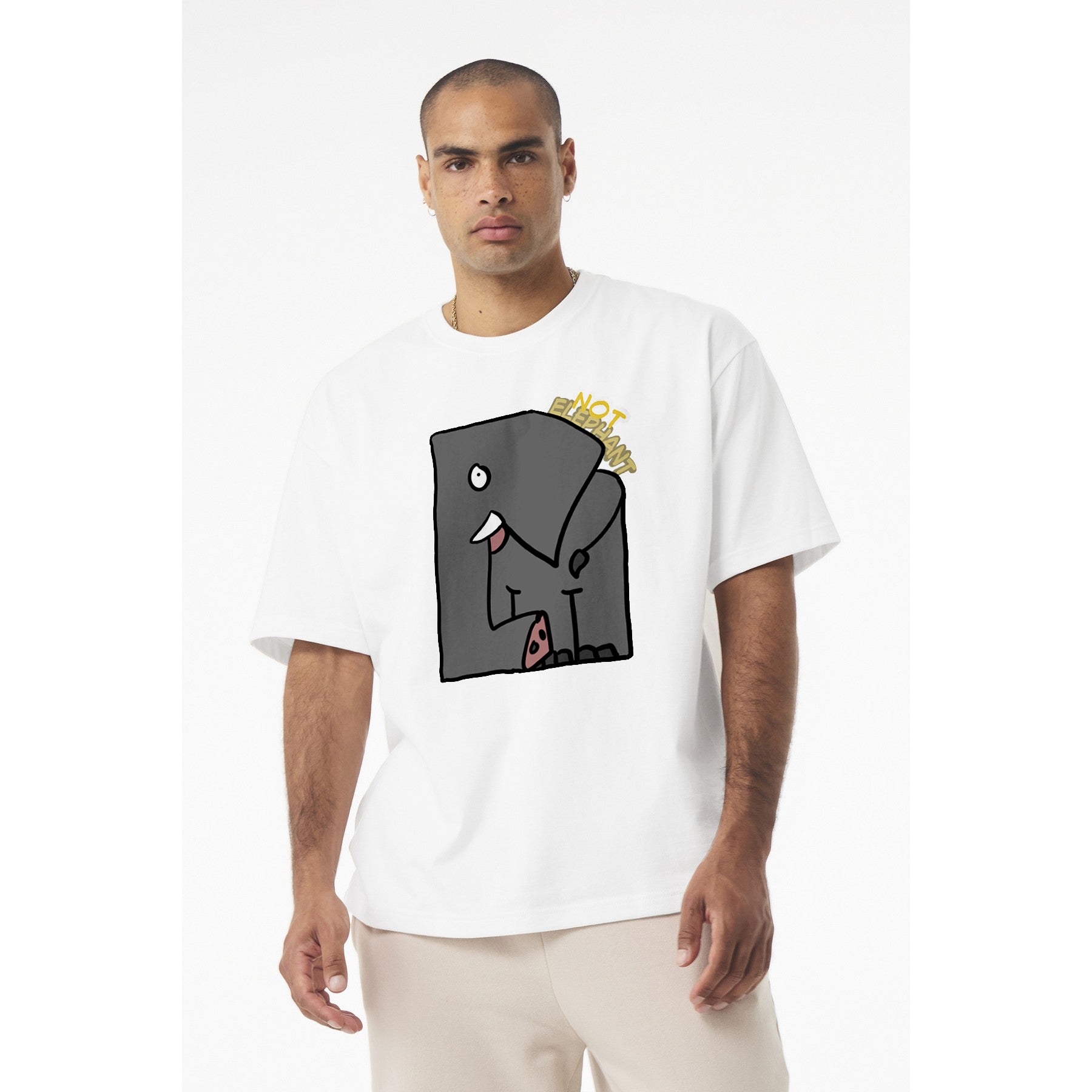 Elephant T-shirts — Cute "Not Elephant" Unisex 7.5-Ounce Heavyweight Tee