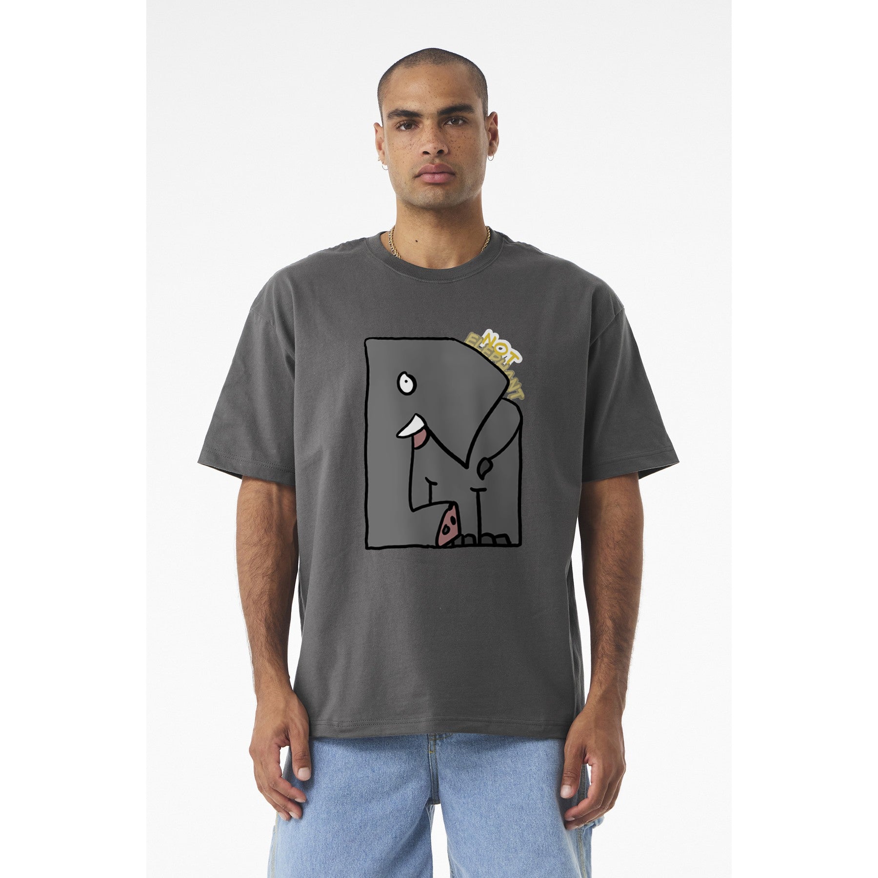 Elephant T-shirts — Cute "Not Elephant" Unisex 7.5-Ounce Heavyweight Tee