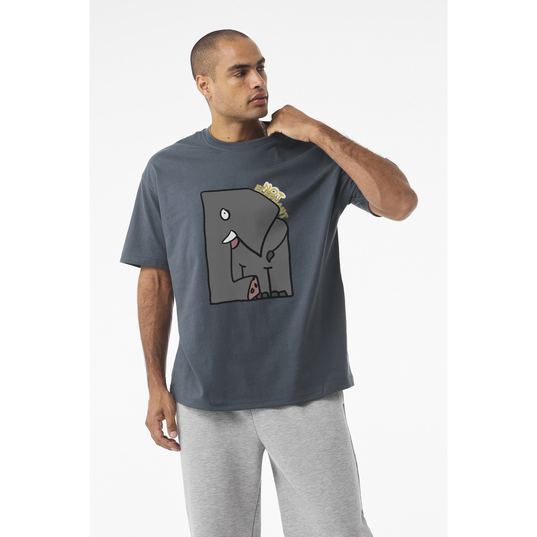 Elephant T-shirts — Cute "Not Elephant" Unisex 7.5-Ounce Heavyweight Tee