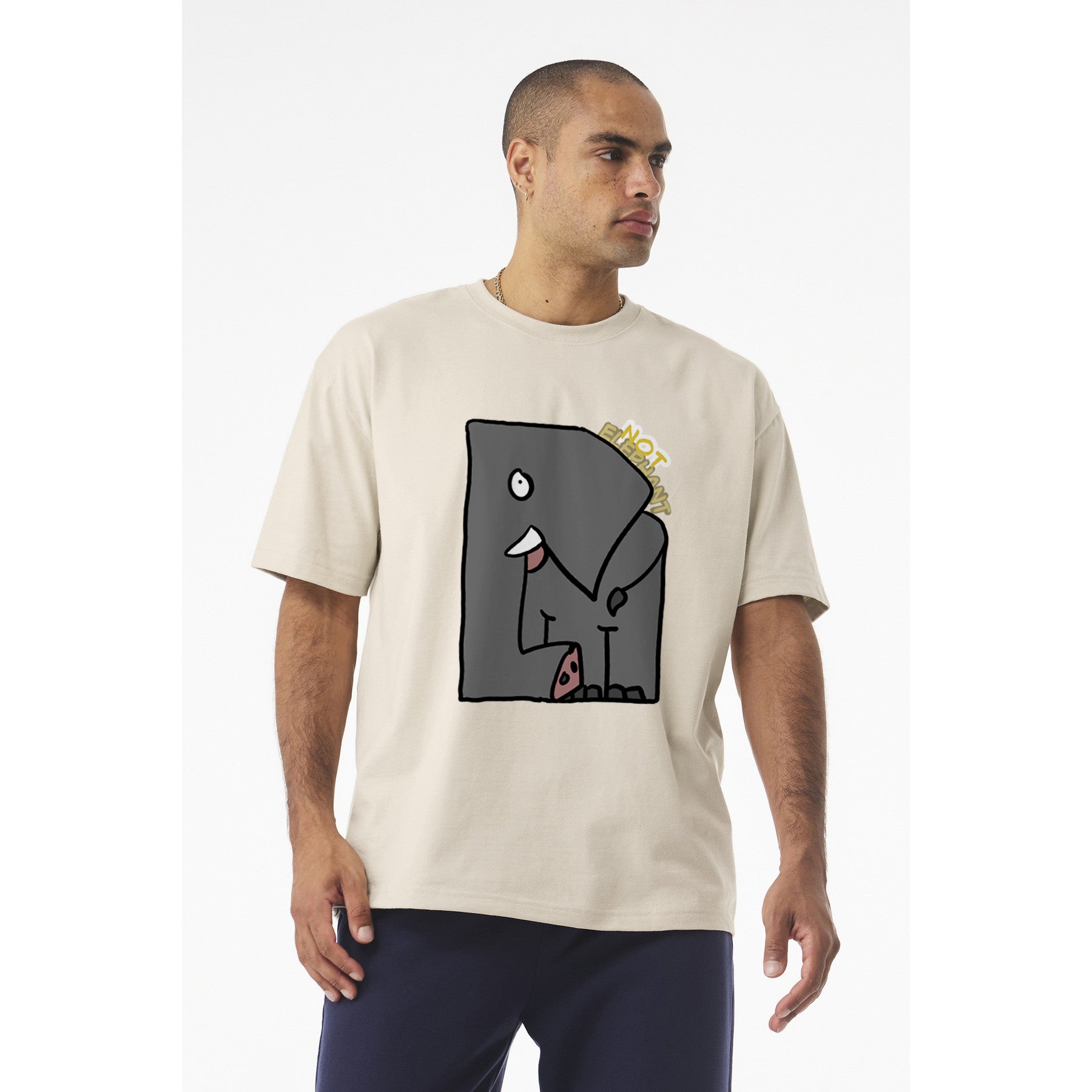 Elephant T-shirts — Cute "Not Elephant" Unisex 7.5-Ounce Heavyweight Tee