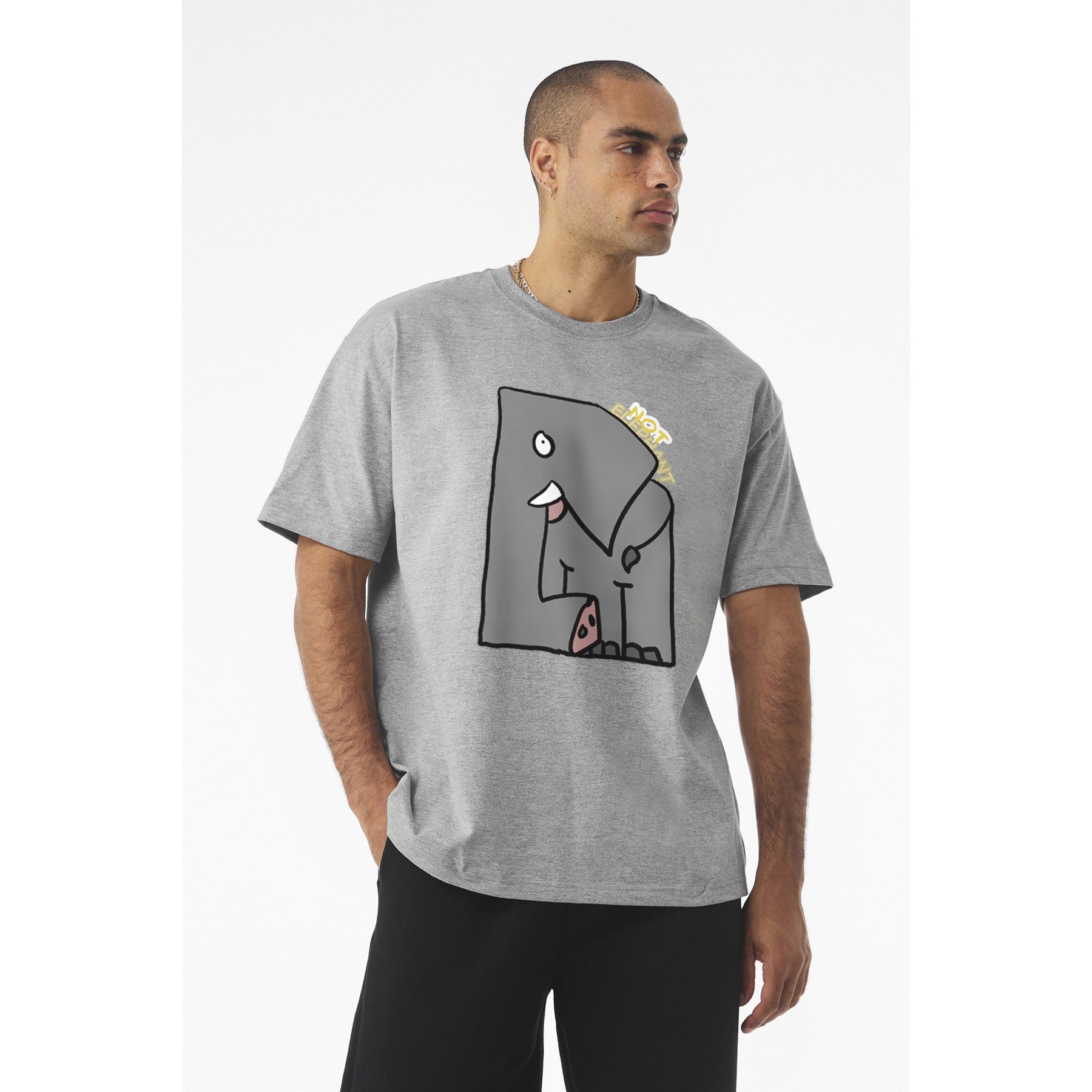Elephant T-shirts — Cute "Not Elephant" Unisex 7.5-Ounce Heavyweight Tee